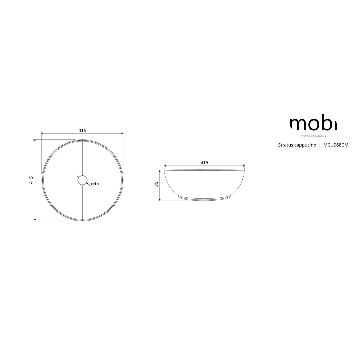 UMYWALKA NABLATOWA STRATUS OD MOBI MCU068CEM