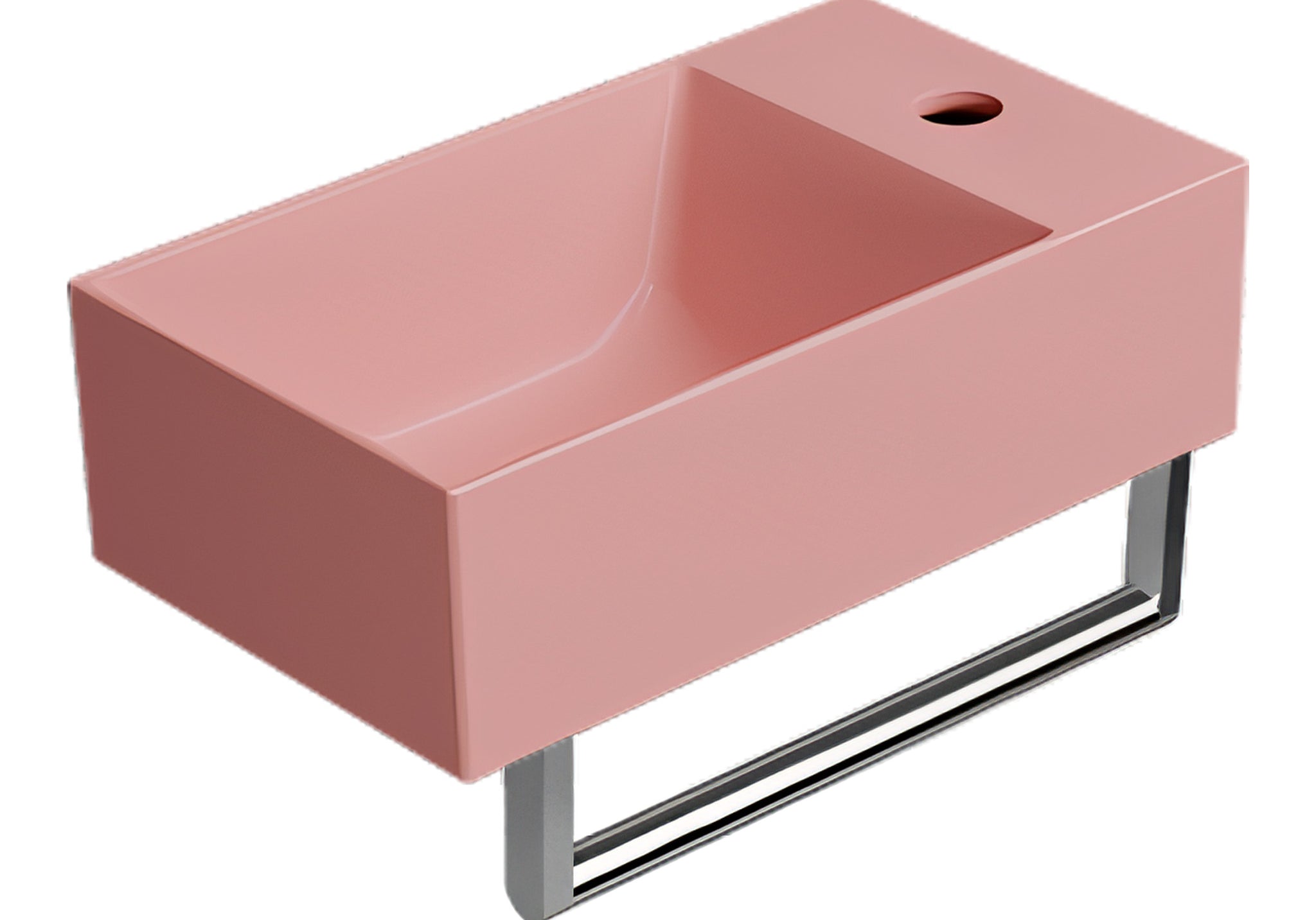 UMYWALKA PODWIESZANA/NABLATOWA KUBE X BLUSH OD GSI 9484024