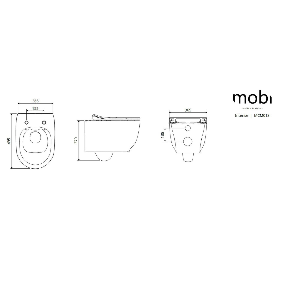 MISKA WC WISZĄCA INTENSE OD MOBI MCM014