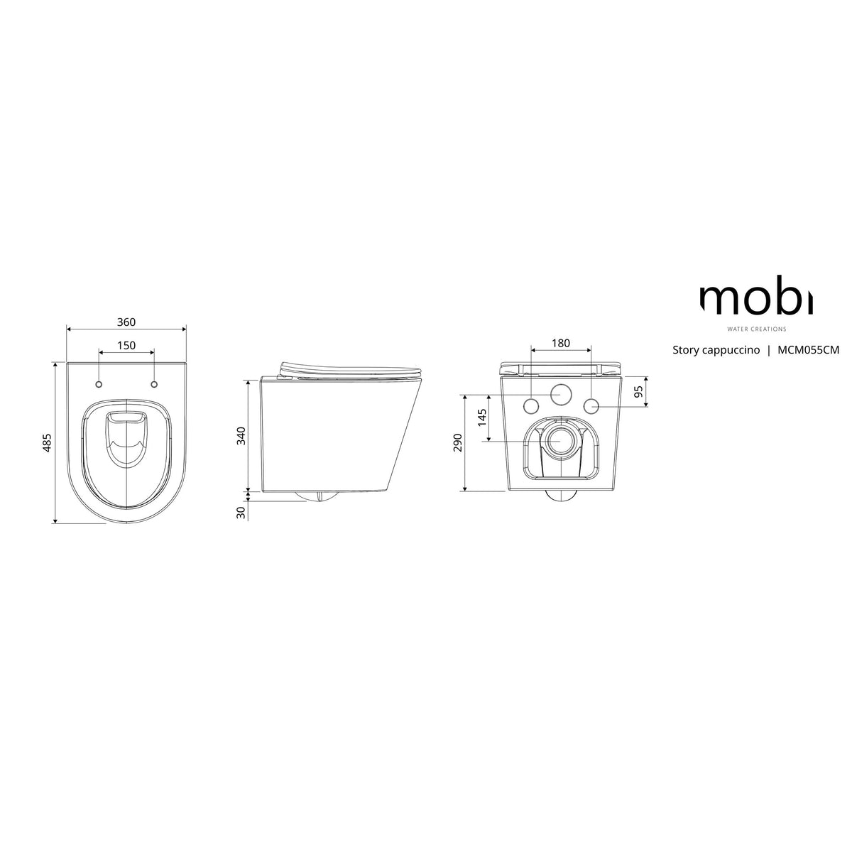 MISKA WC WISZĄCA NEXO OD MOBI MCM077