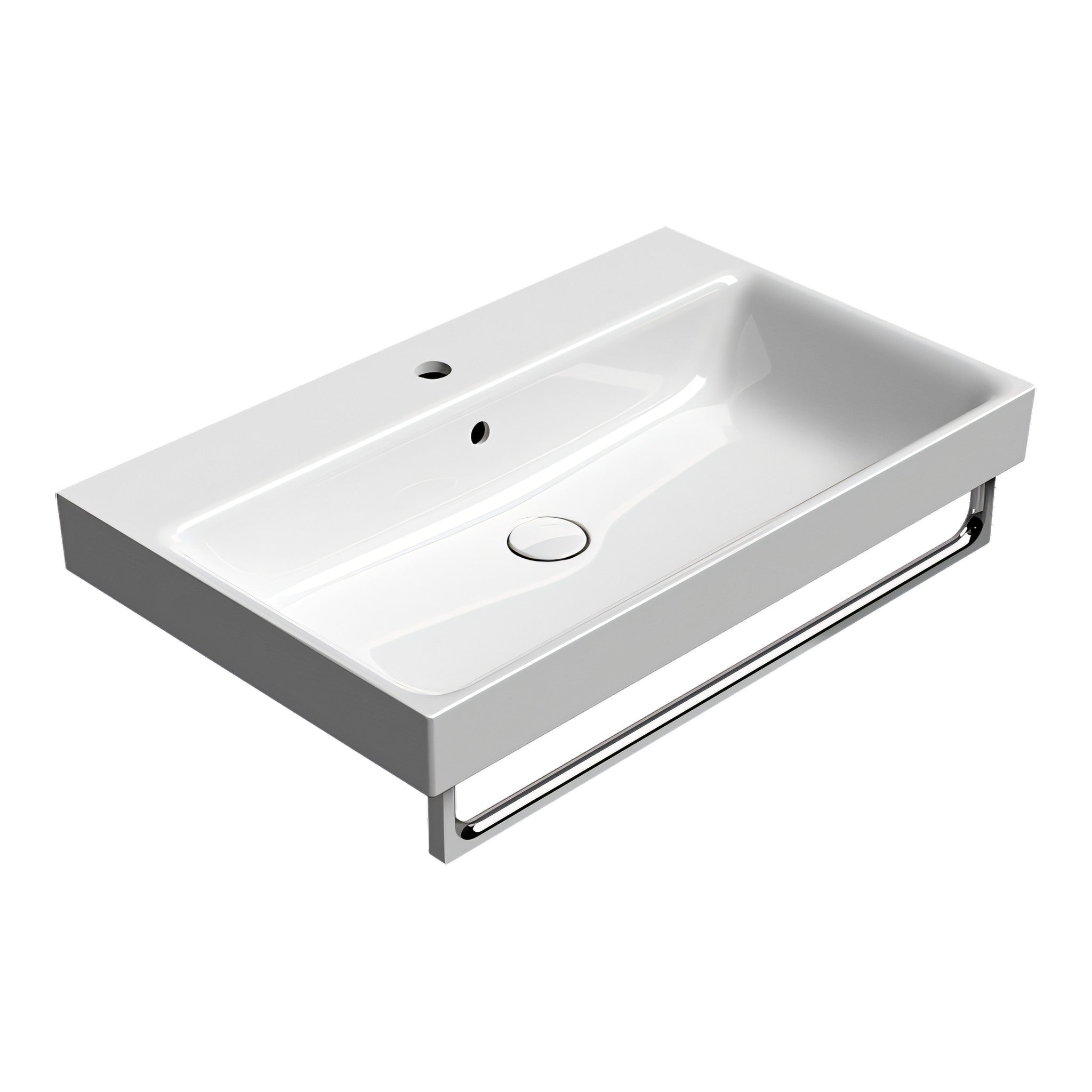 UMYWALKA PODWIESZANA/WPUSZCZANA NUBES WHITE GLOSSY OD GSI 9622111