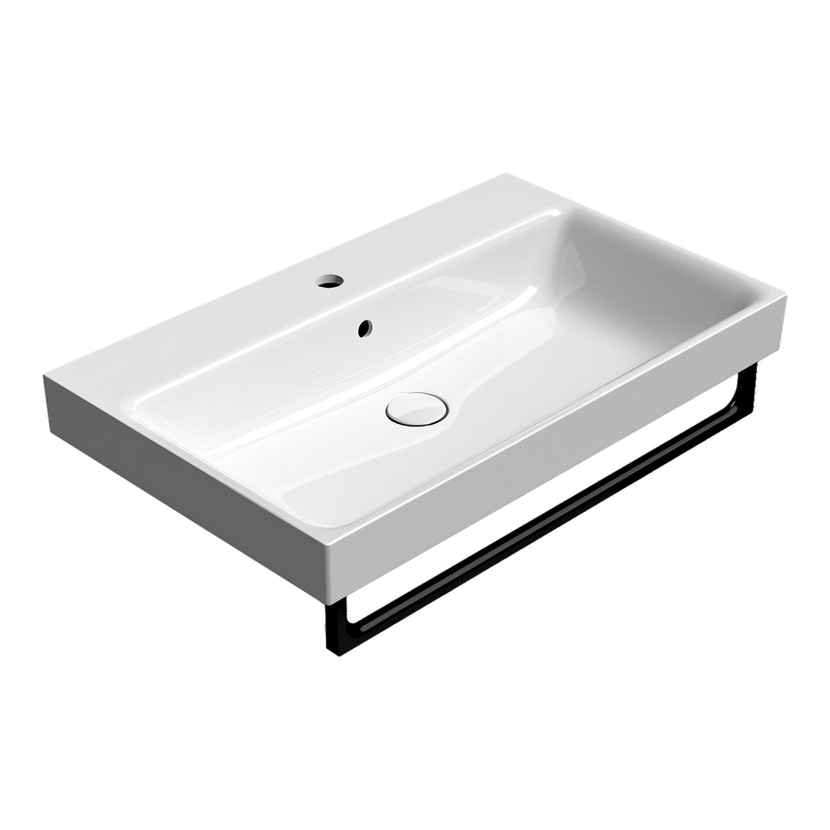 UMYWALKA PODWIESZANA/WPUSZCZANA NUBES WHITE GLOSSY OD GSI 9622111