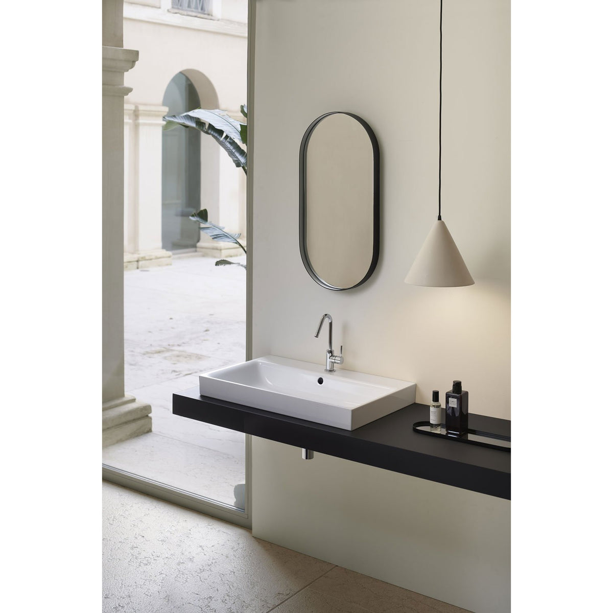 UMYWALKA PODWIESZANA/WPUSZCZANA NUBES WHITE GLOSSY OD GSI 9622111