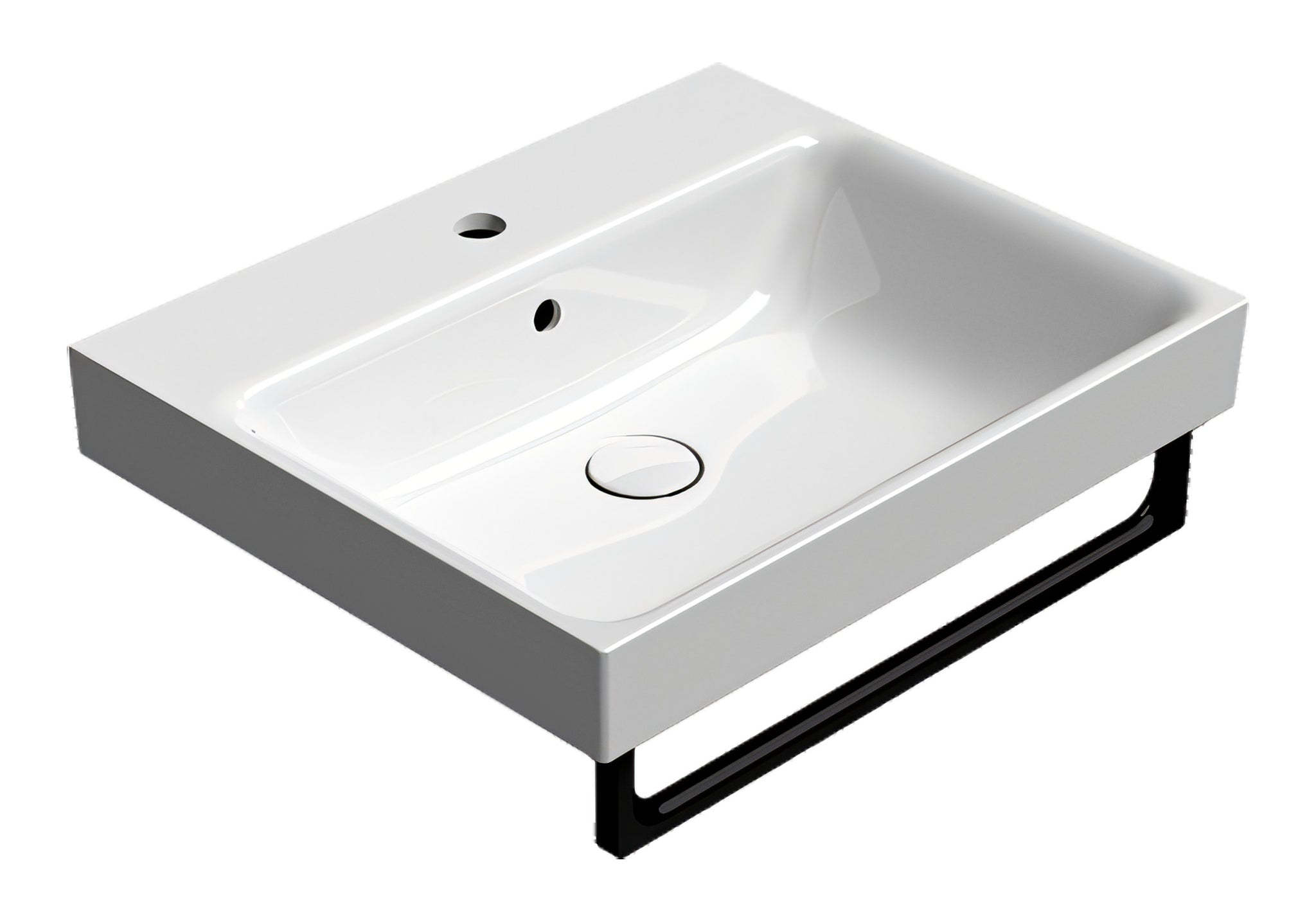 UMYWALKA PODWIESZANA/WPUSZCZANA NUBES WHITE GLOSSY OD GSI 9631111
