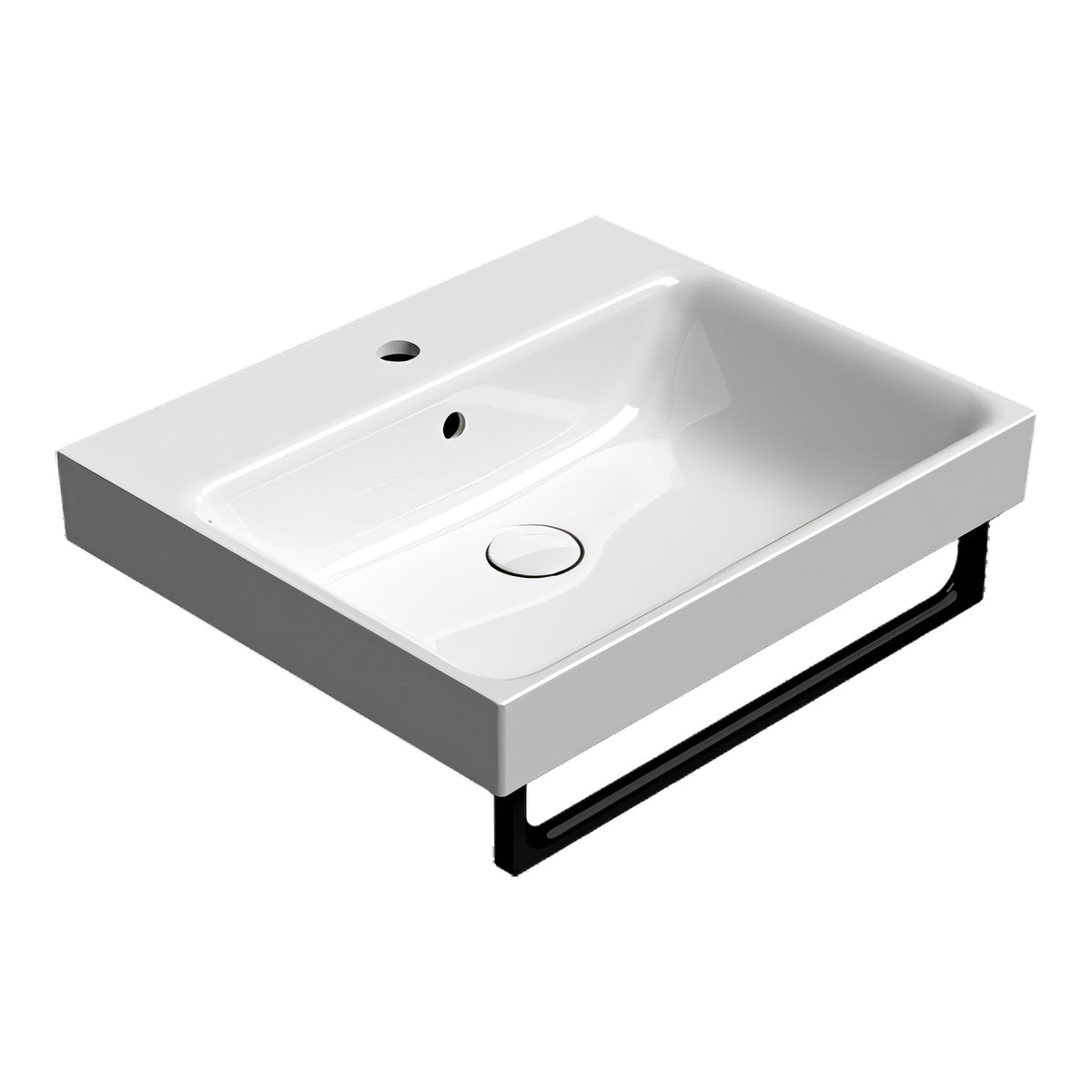 UMYWALKA PODWIESZANA/WPUSZCZANA NUBES WHITE GLOSSY OD GSI 9631111