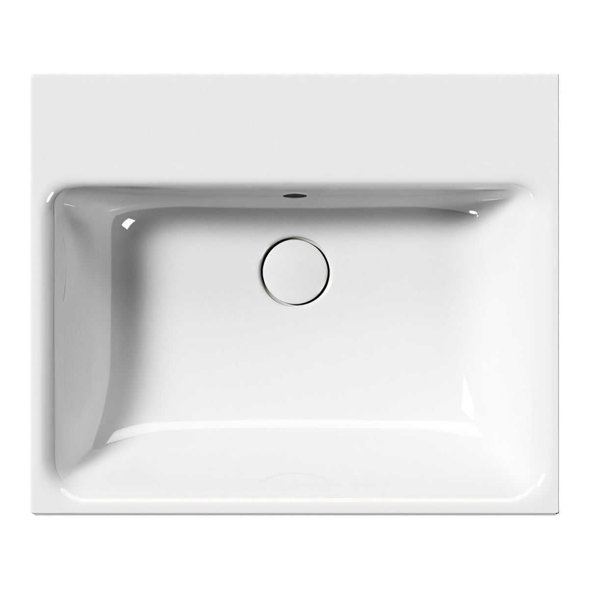 UMYWALKA PODWIESZANA/WPUSZCZANA NUBES WHITE GLOSSY OD GSI 9631111
