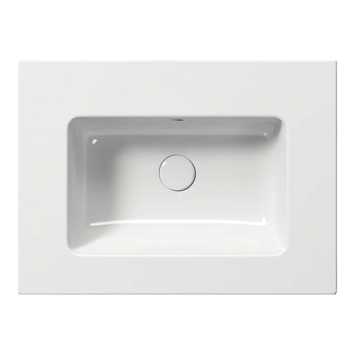 UMYWALKA PODWIESZANA/WPUSZCZANA PURA WHITE GLOSSY OD GSI 8884111