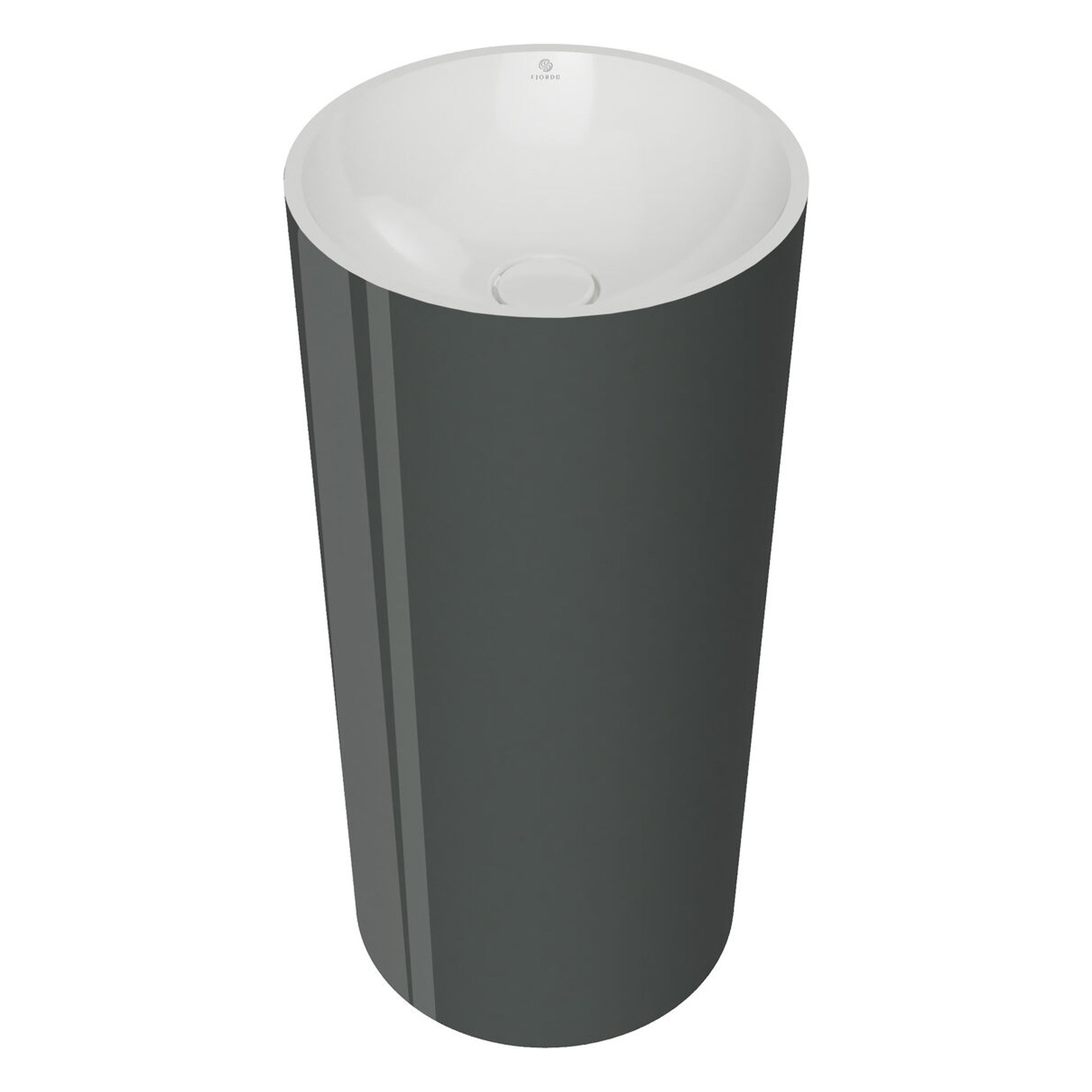 UMYWALKA WOLNOSTOJĄCA LYSE ROYK-WHITE GLOSSY OD FJORDD WBFS00022C00G140F