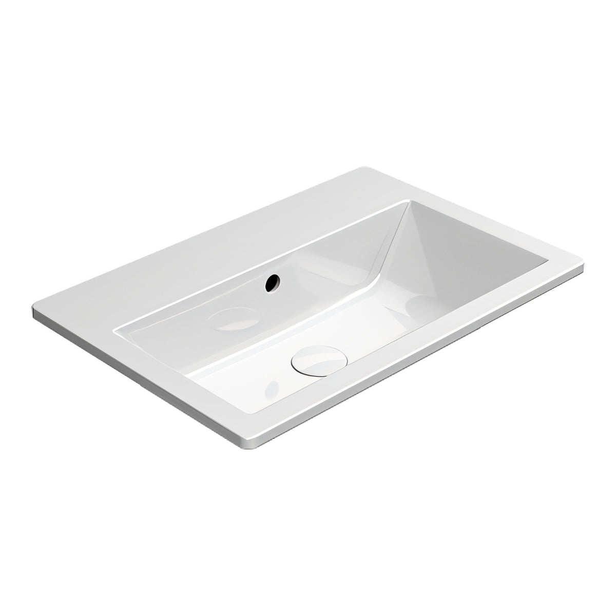UMYWALKA WPUSZCZANA KUBE X WHITE GLOSSY OD GSI 9433111