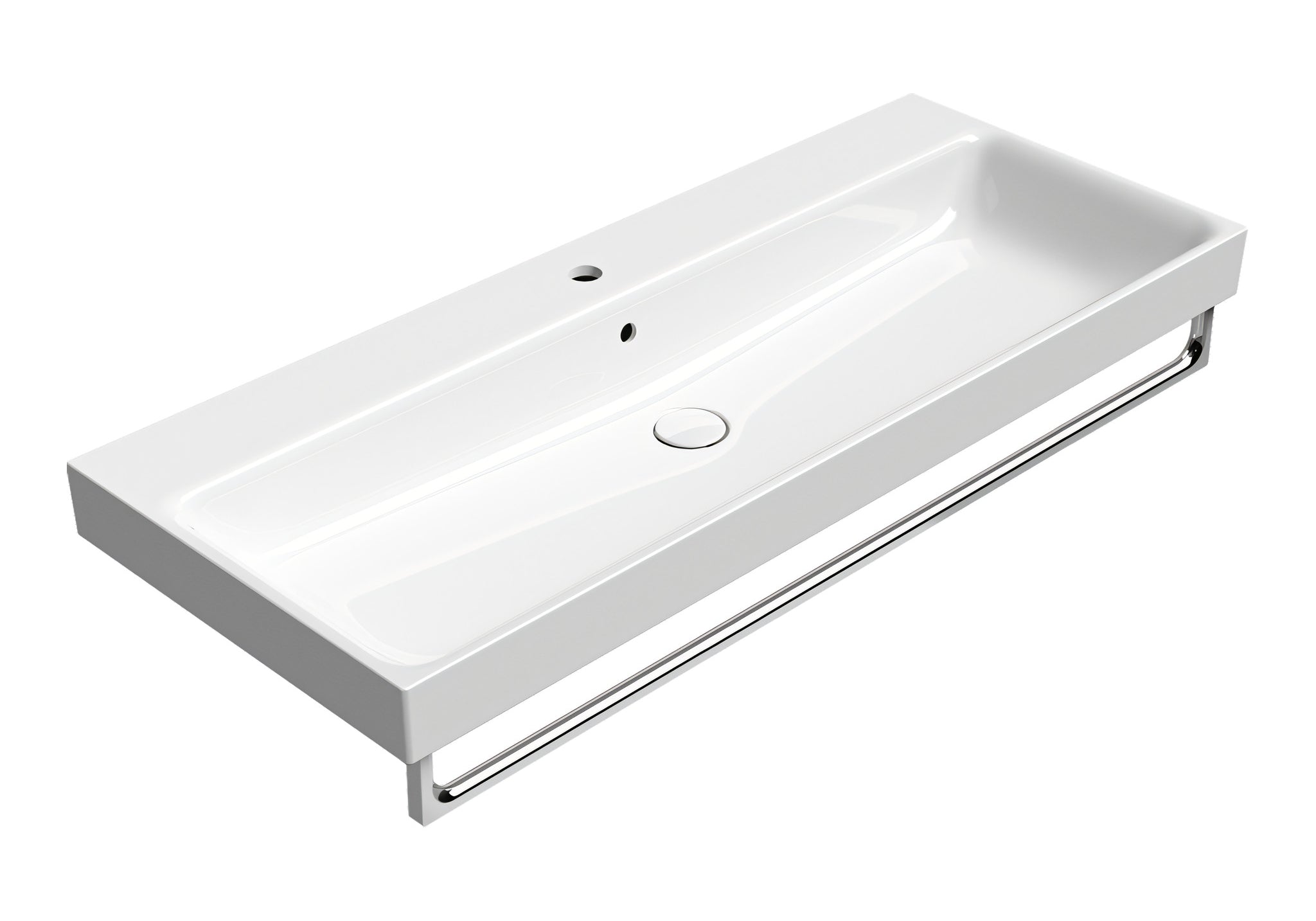UMYWALKA PODWIESZANA/WPUSZCZANA NUBES WHITE GLOSSY OD GSI 9624111