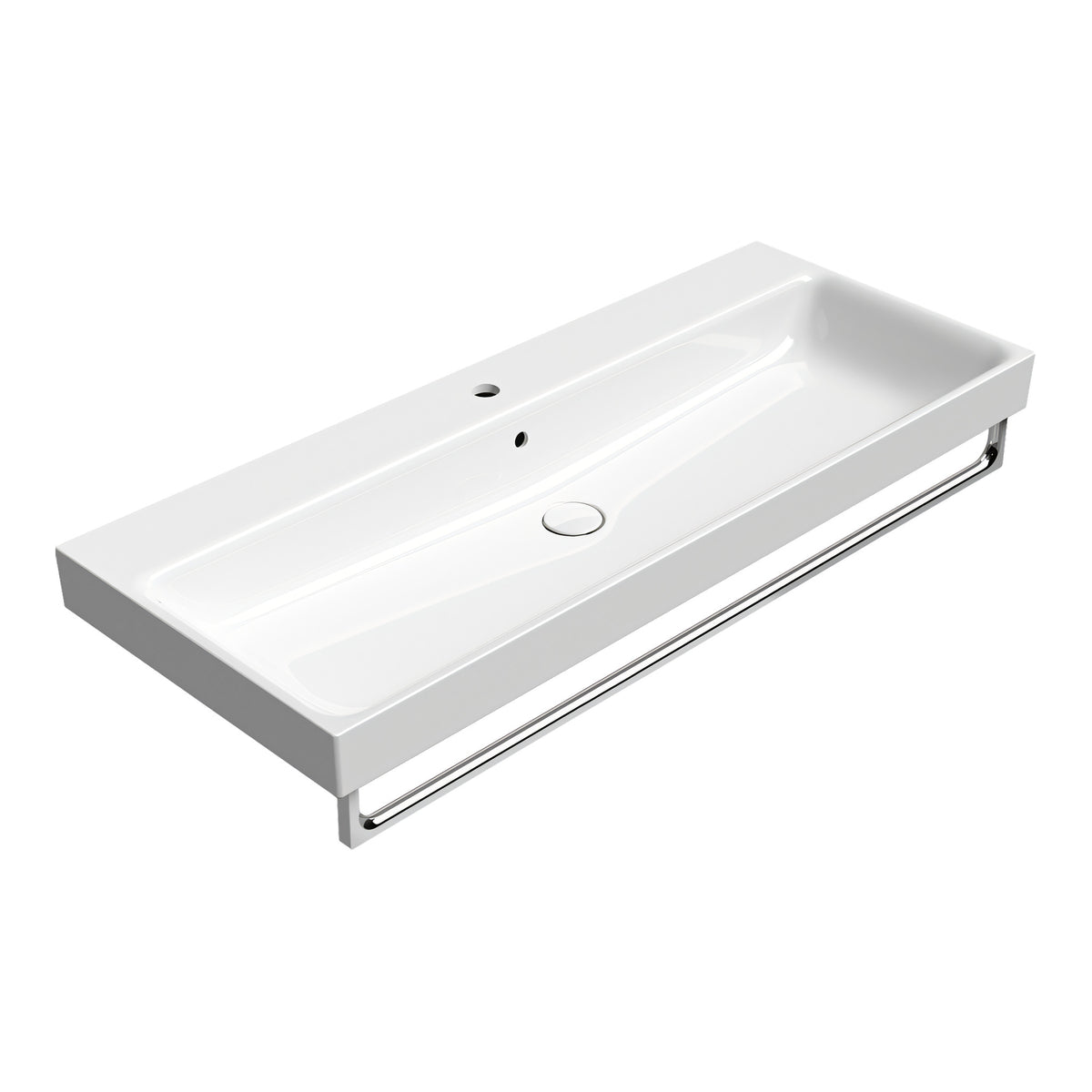 UMYWALKA PODWIESZANA/WPUSZCZANA NUBES WHITE GLOSSY OD GSI 9624111