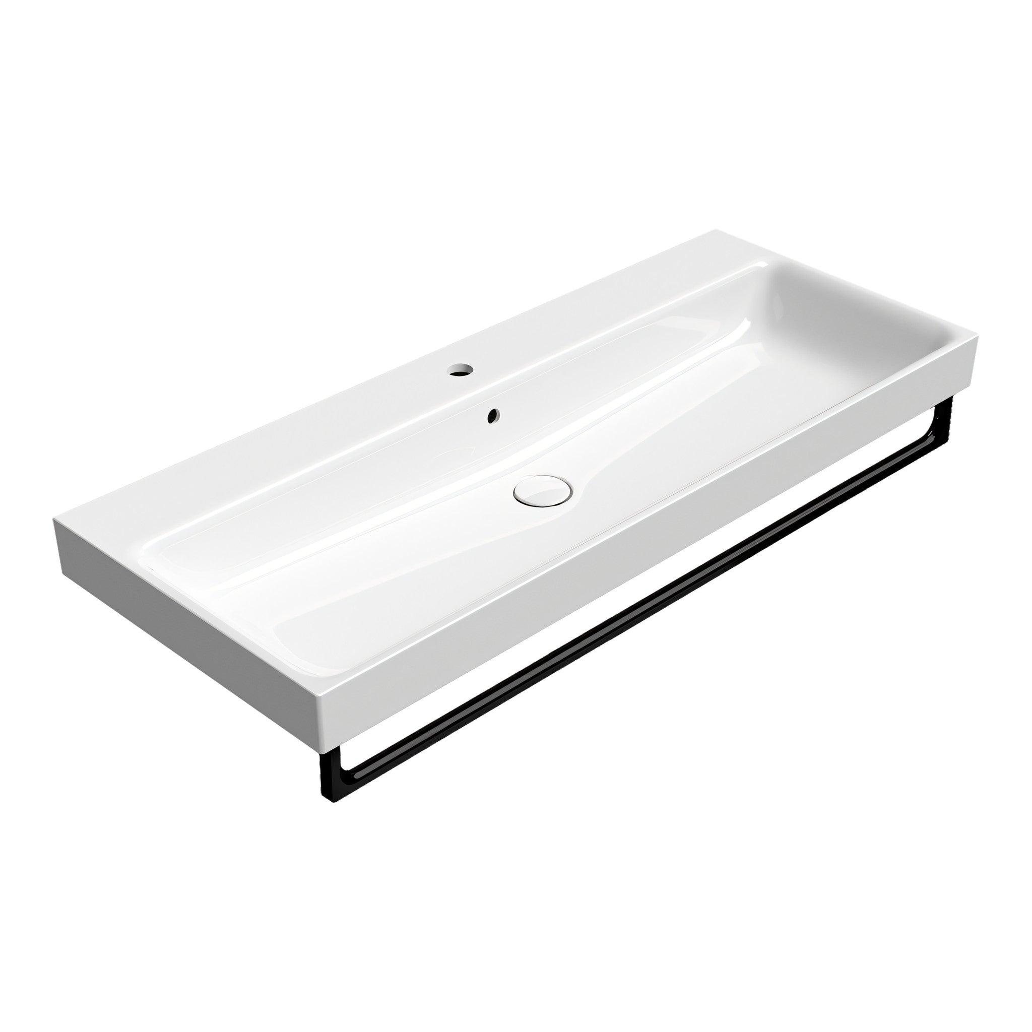 UMYWALKA PODWIESZANA/WPUSZCZANA NUBES WHITE GLOSSY OD GSI 9624111