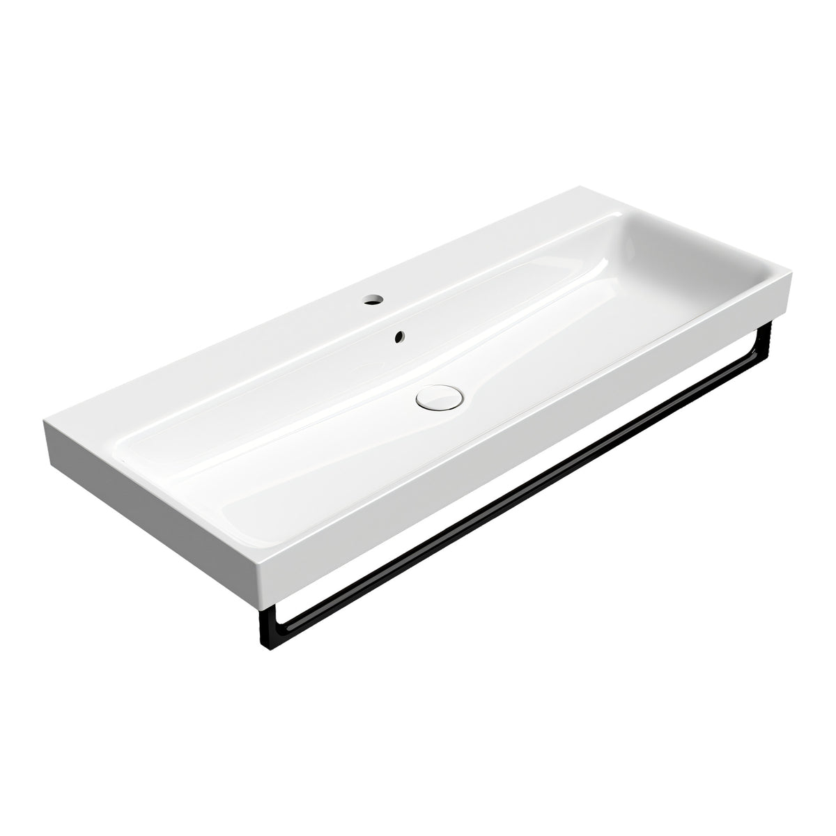 UMYWALKA PODWIESZANA/WPUSZCZANA NUBES WHITE GLOSSY OD GSI 9624111