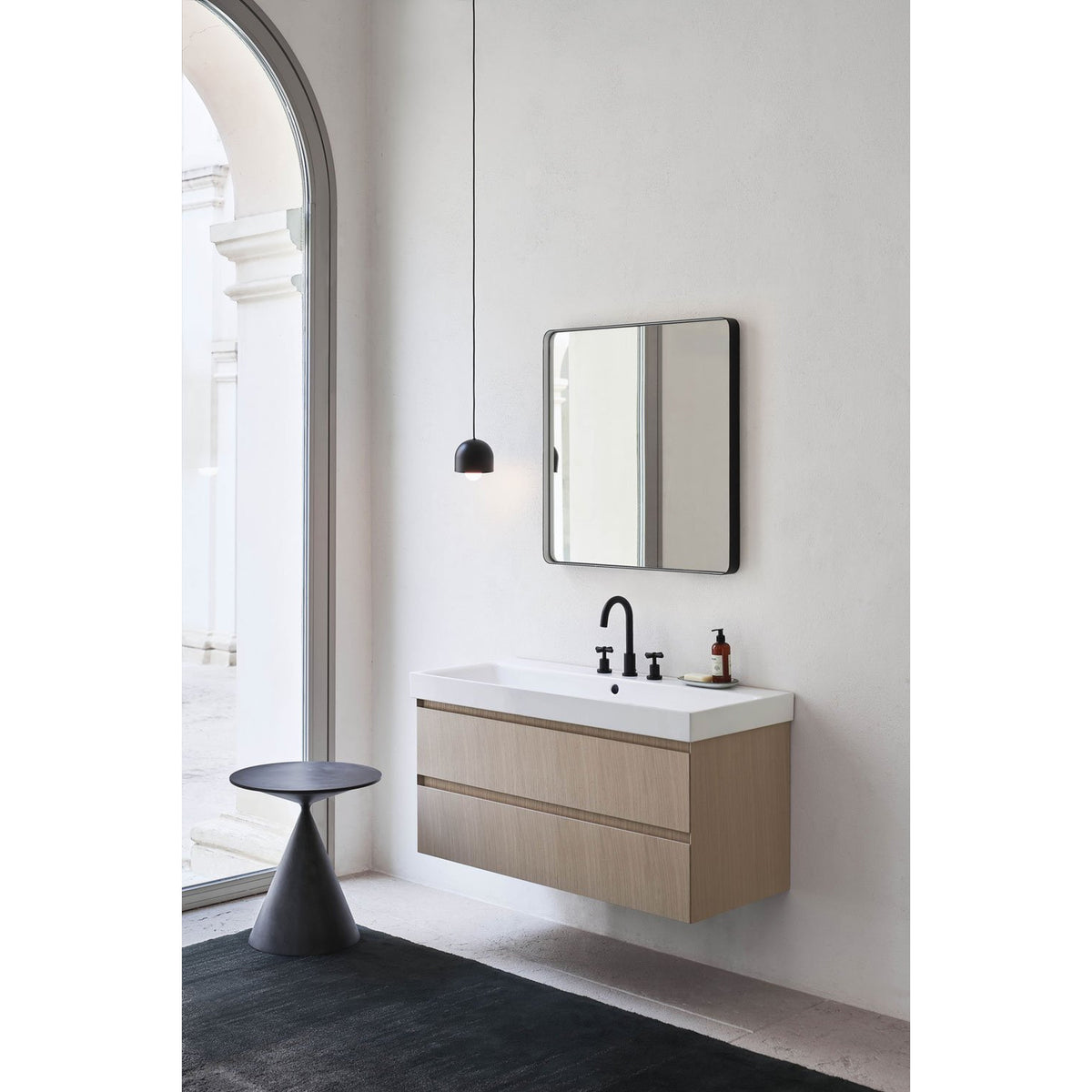 UMYWALKA PODWIESZANA/WPUSZCZANA NUBES WHITE GLOSSY OD GSI 9624111