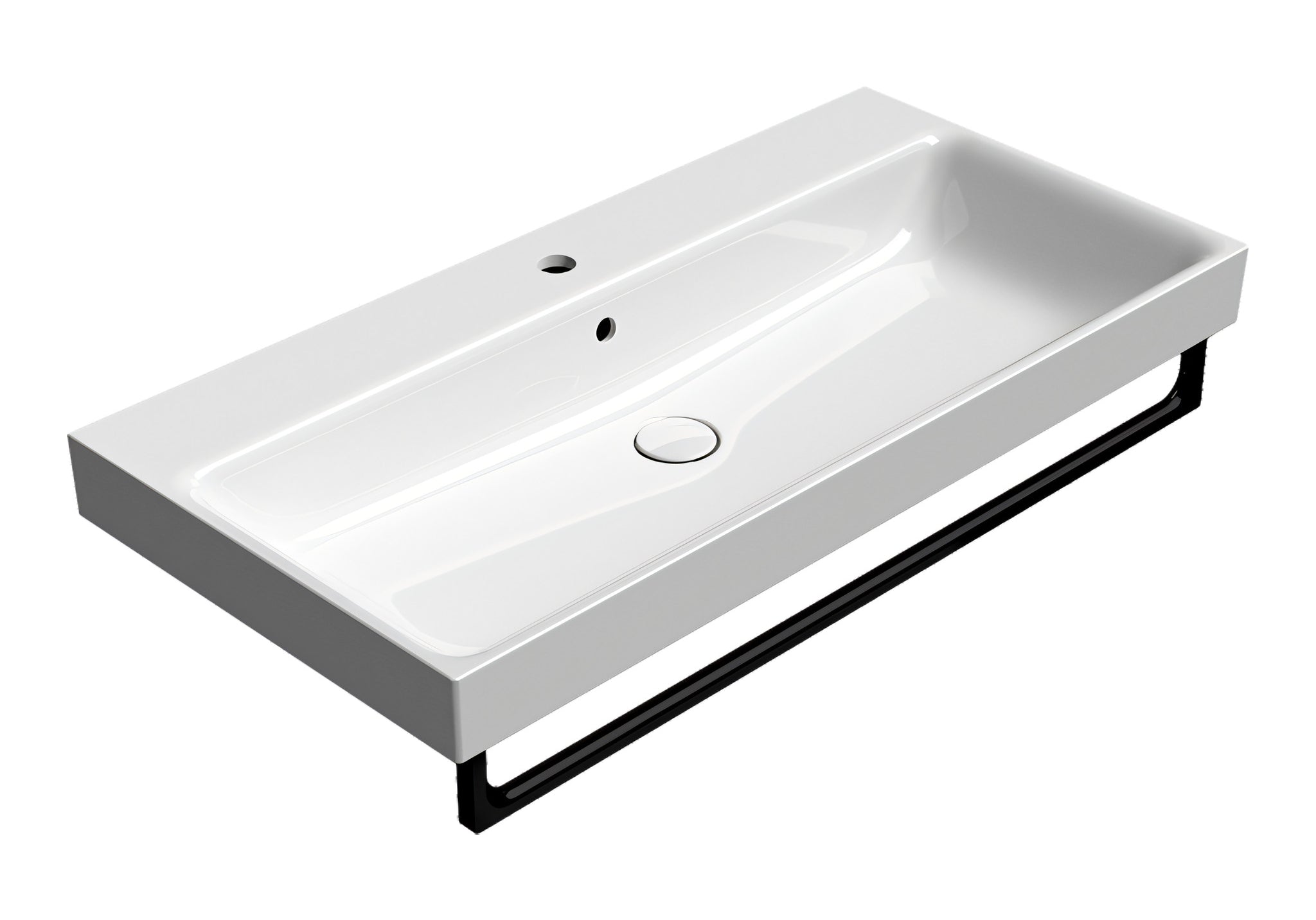 UMYWALKA PODWIESZANA/WPUSZCZANA NUBES WHITE GLOSSY OD GSI 9623111