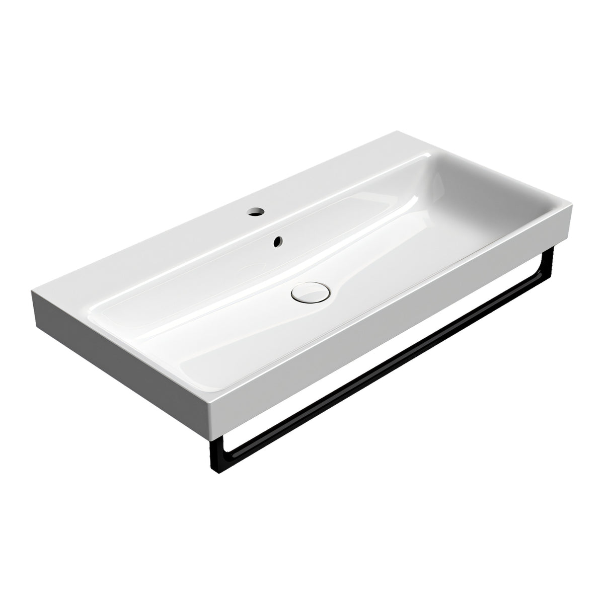 UMYWALKA PODWIESZANA/WPUSZCZANA NUBES WHITE GLOSSY OD GSI 9623111