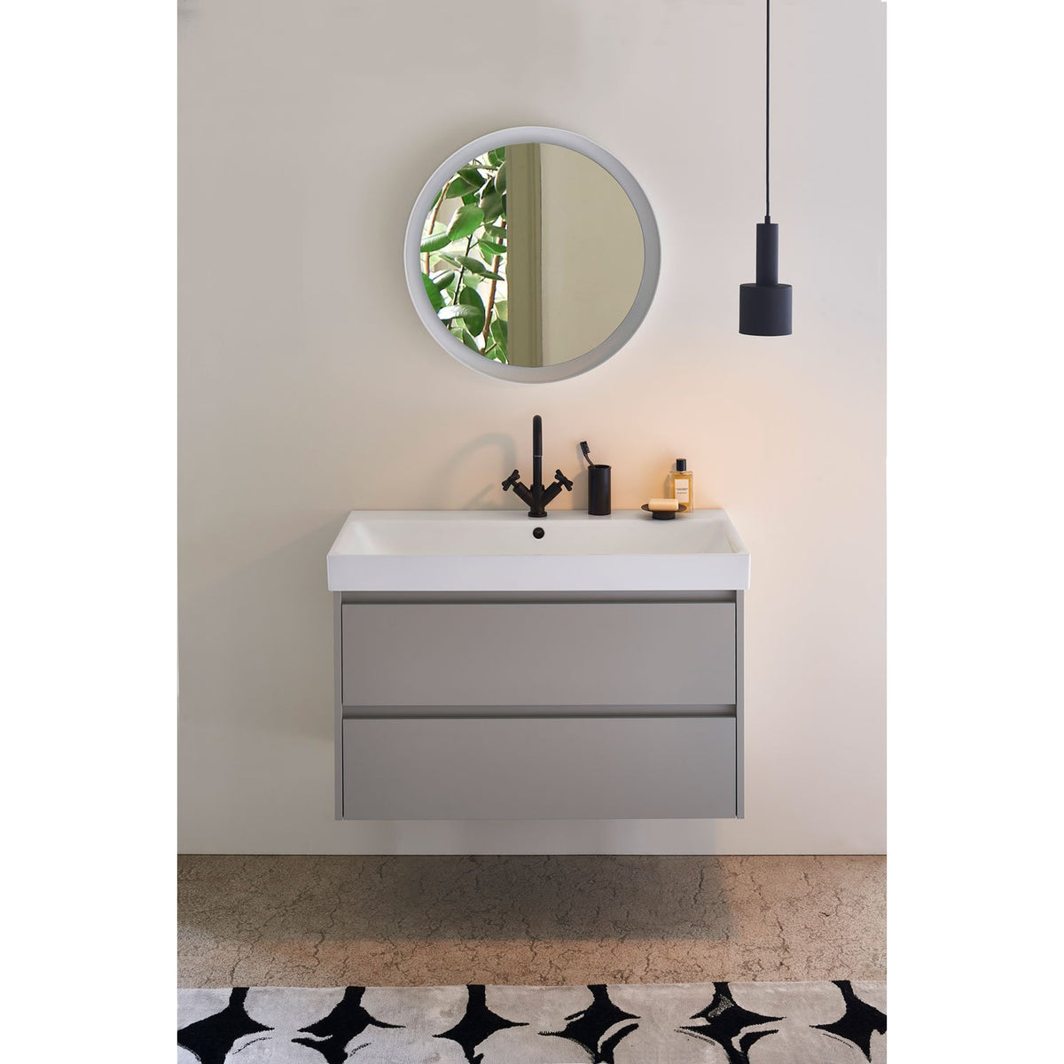 UMYWALKA PODWIESZANA/WPUSZCZANA NUBES WHITE GLOSSY OD GSI 9623111