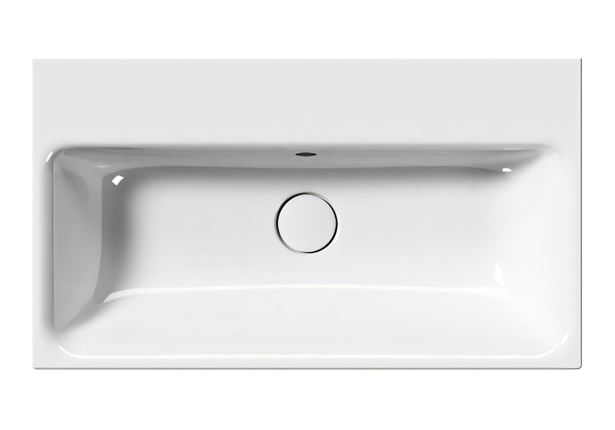 UMYWALKA PODWIESZANA/WPUSZCZANA NUBES WHITE GLOSSY OD GSI 9687111