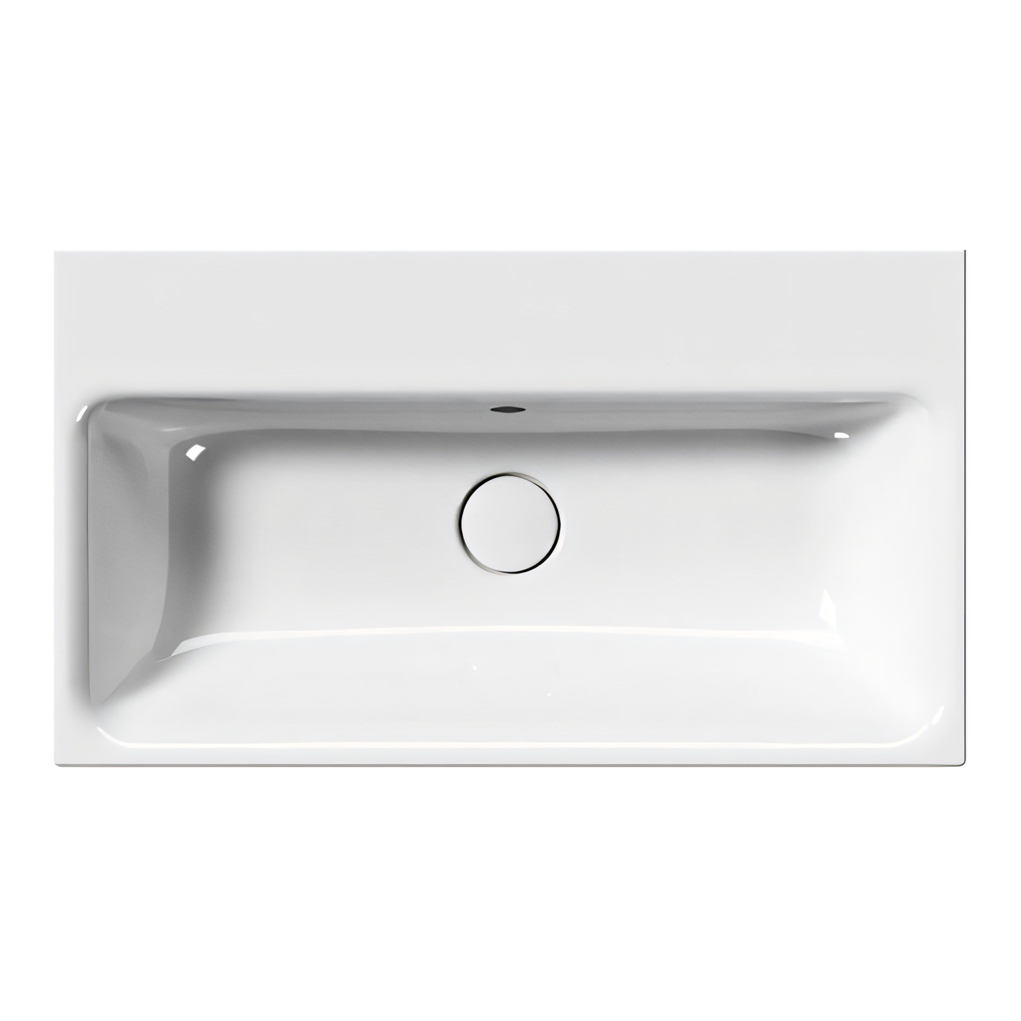 UMYWALKA PODWIESZANA/WPUSZCZANA NUBES WHITE GLOSSY OD GSI 9687111