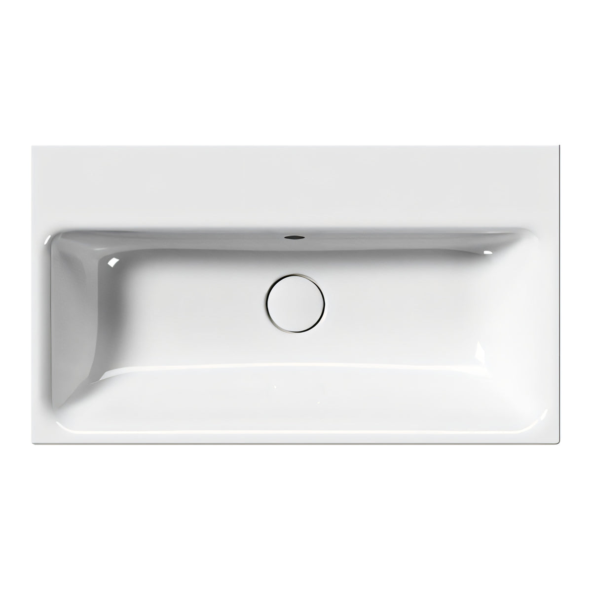 UMYWALKA PODWIESZANA/WPUSZCZANA NUBES WHITE GLOSSY OD GSI 9687111
