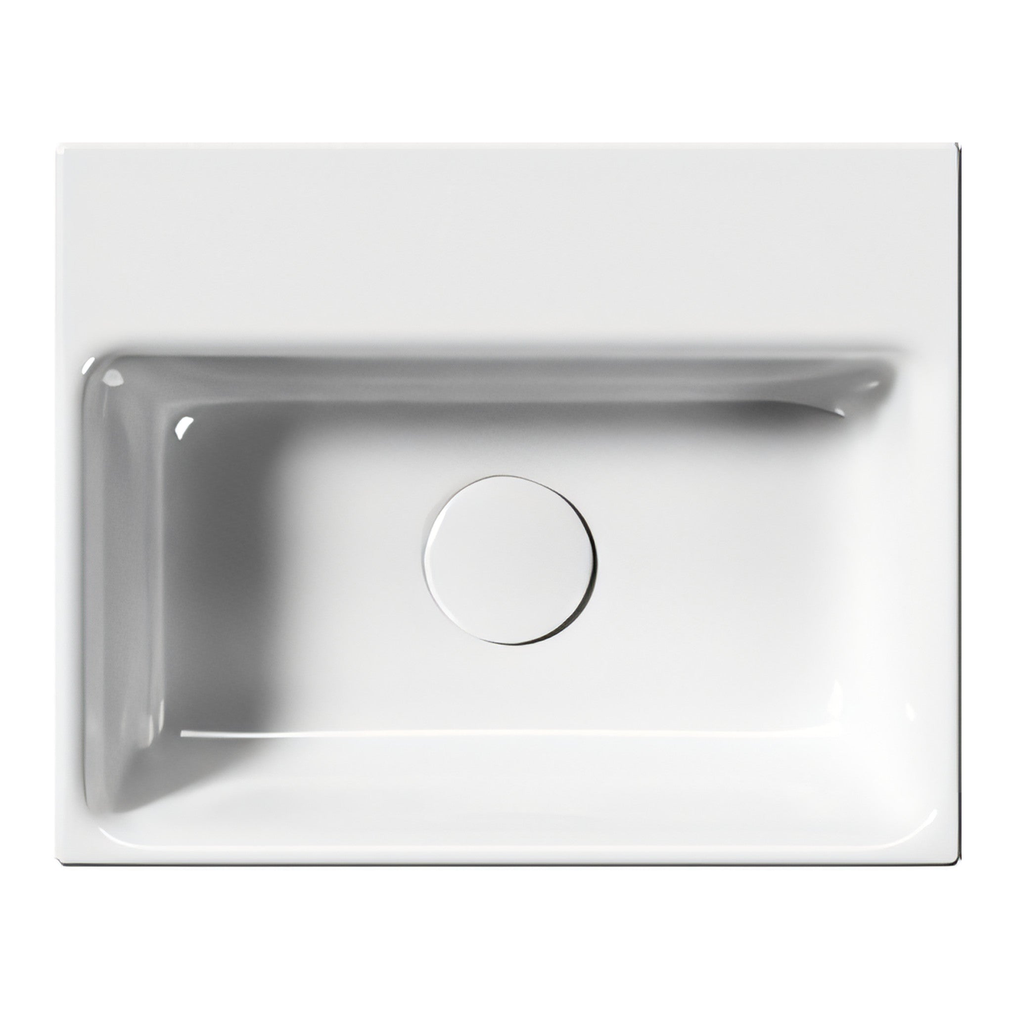 UMYWALKA PODWIESZANA/WPUSZCZANA NUBES WHITE GLOSSY OD GSI 9684111