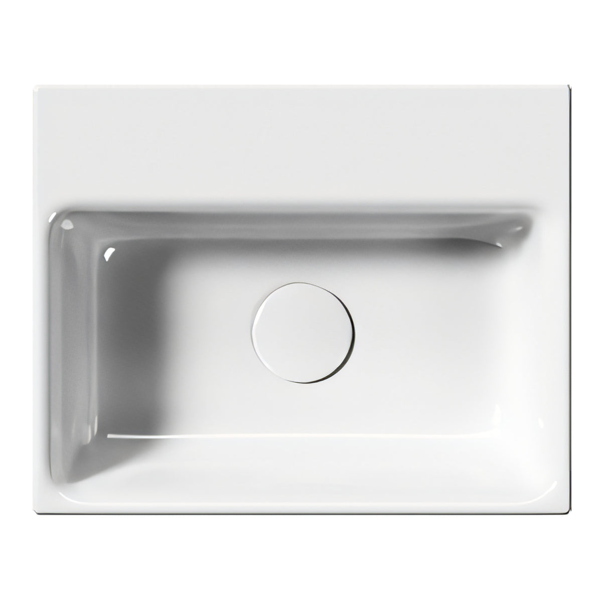 UMYWALKA PODWIESZANA/WPUSZCZANA NUBES WHITE GLOSSY OD GSI 9684111