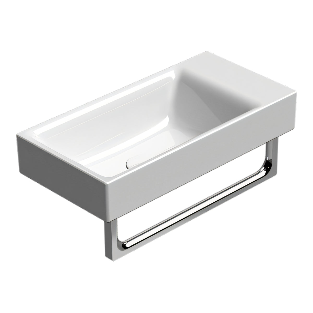 UMYWALKA PODWIESZANA NUBES WHITE GLOSSY OD GSI 9637011