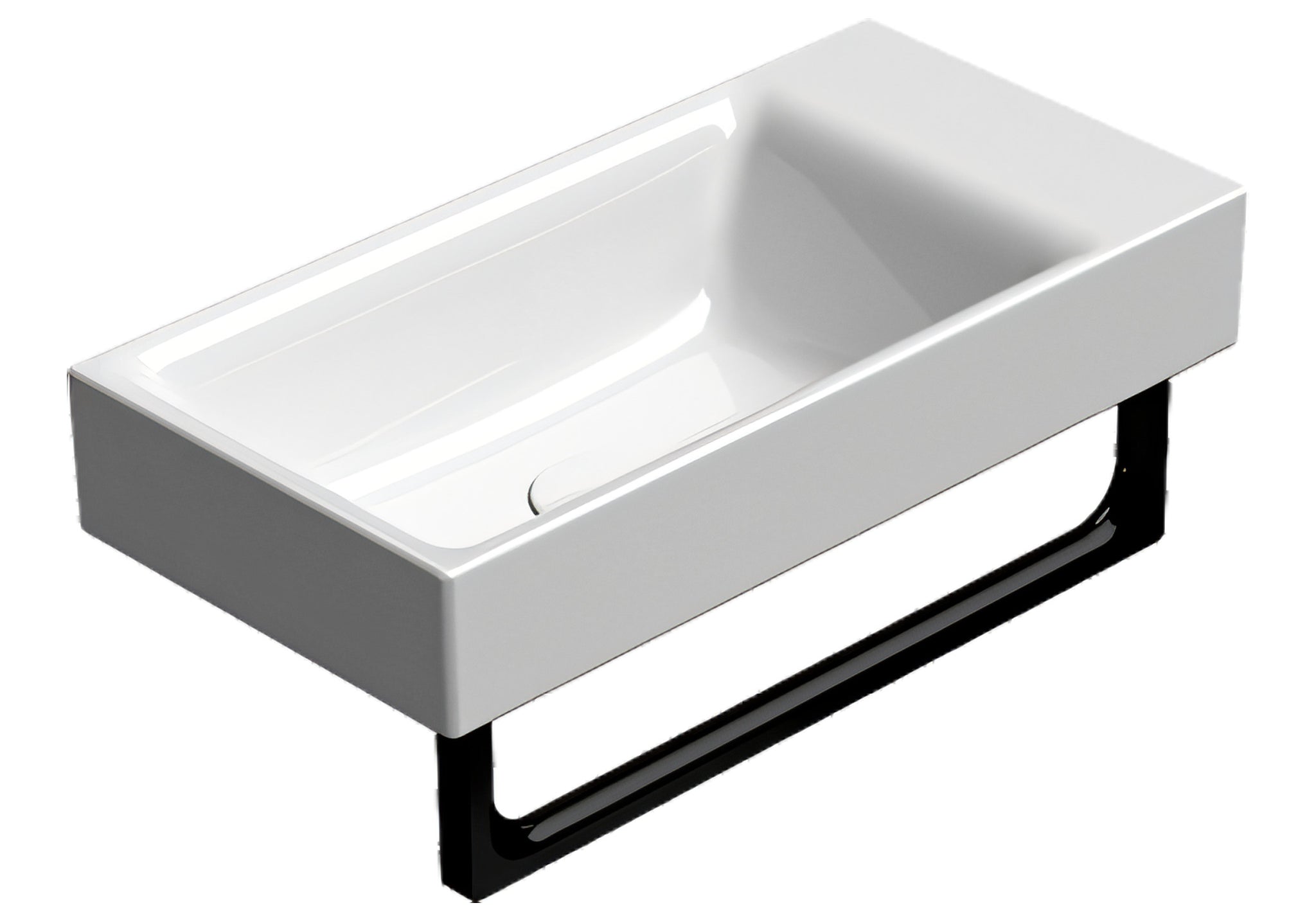 UMYWALKA PODWIESZANA NUBES WHITE GLOSSY OD GSI 9637011