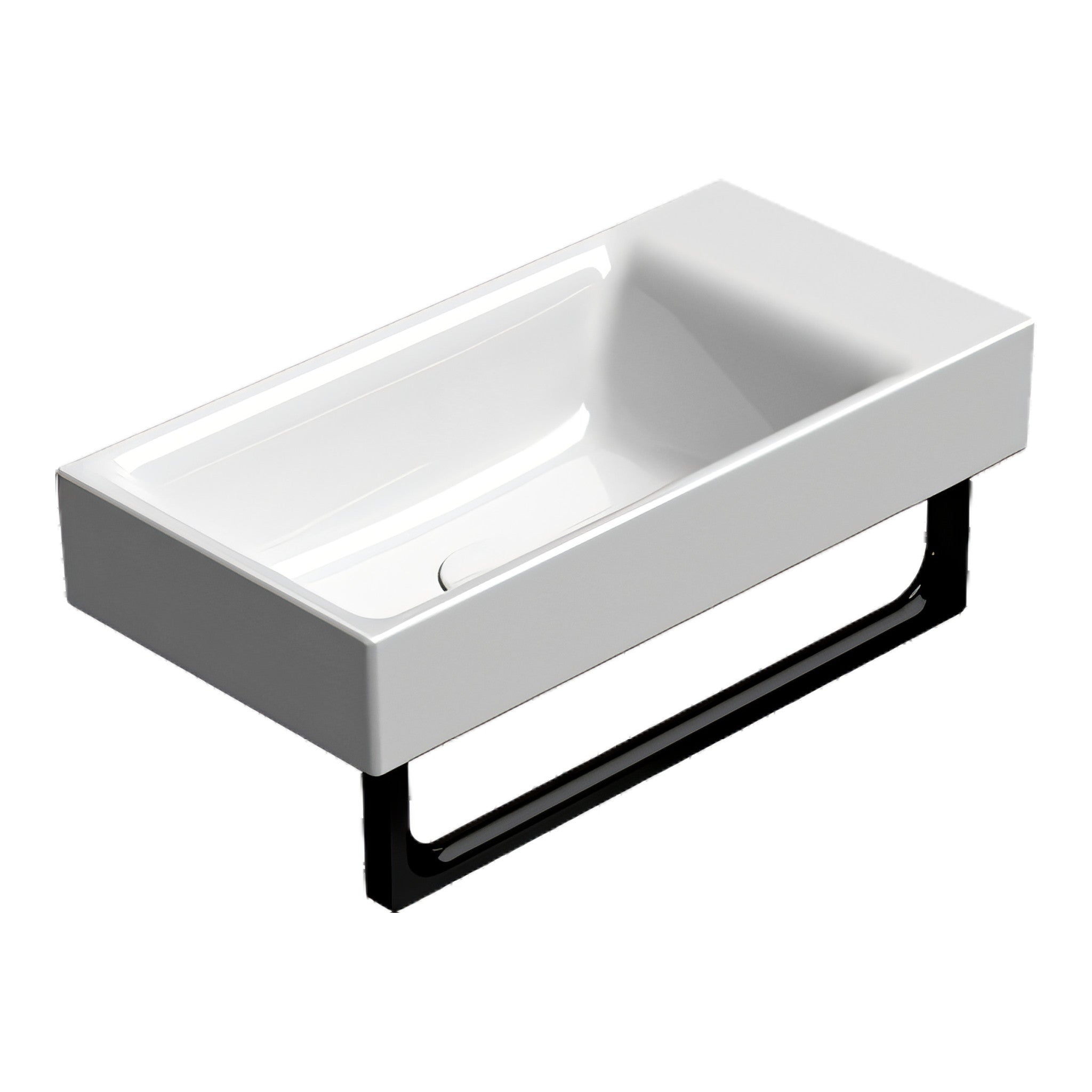 UMYWALKA PODWIESZANA NUBES WHITE GLOSSY OD GSI 9637011