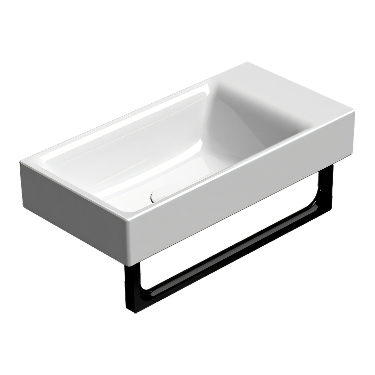 UMYWALKA PODWIESZANA NUBES WHITE GLOSSY OD GSI 9637011