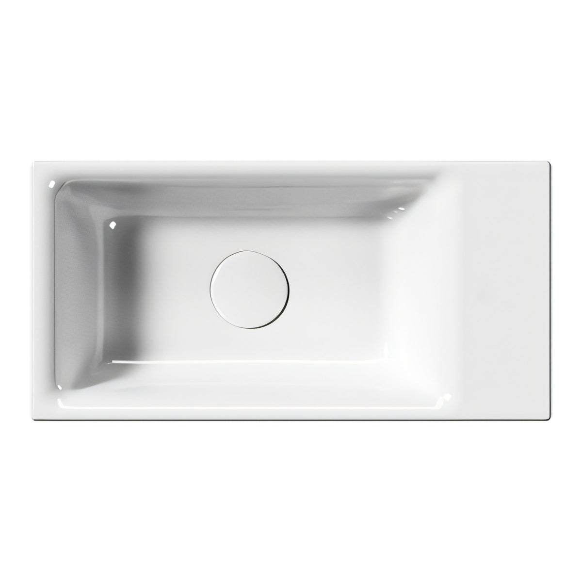 UMYWALKA PODWIESZANA NUBES WHITE MATT OD GSI 9637009