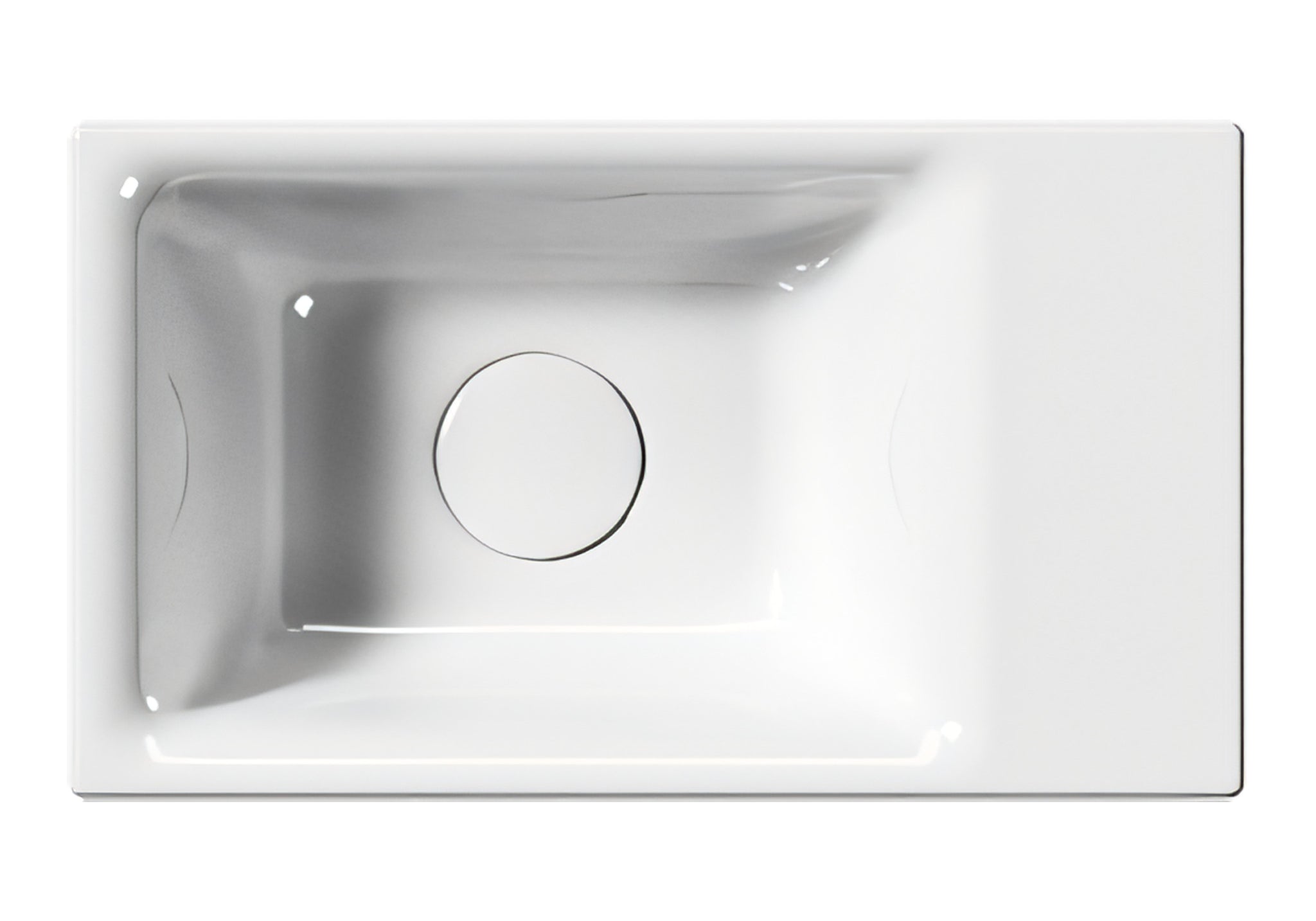 UMYWALKA PODWIESZANA/NABLATOWA NUBES WHITE GLOSSY OD GSI 9636011