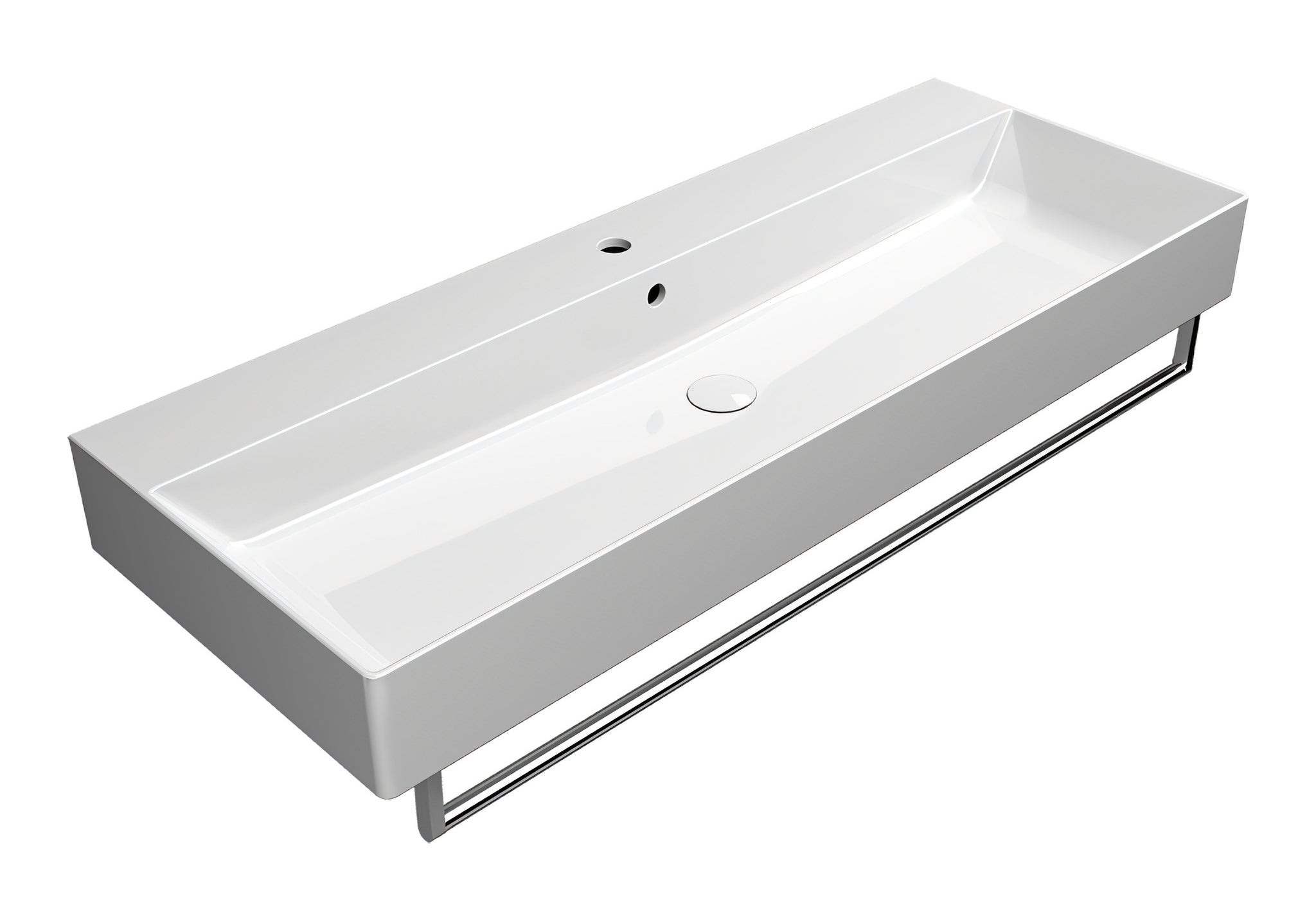 UMYWALKA PODWIESZANA/NABLATOWA KUBE X WHITE GLOSSY OD GSI 9424111