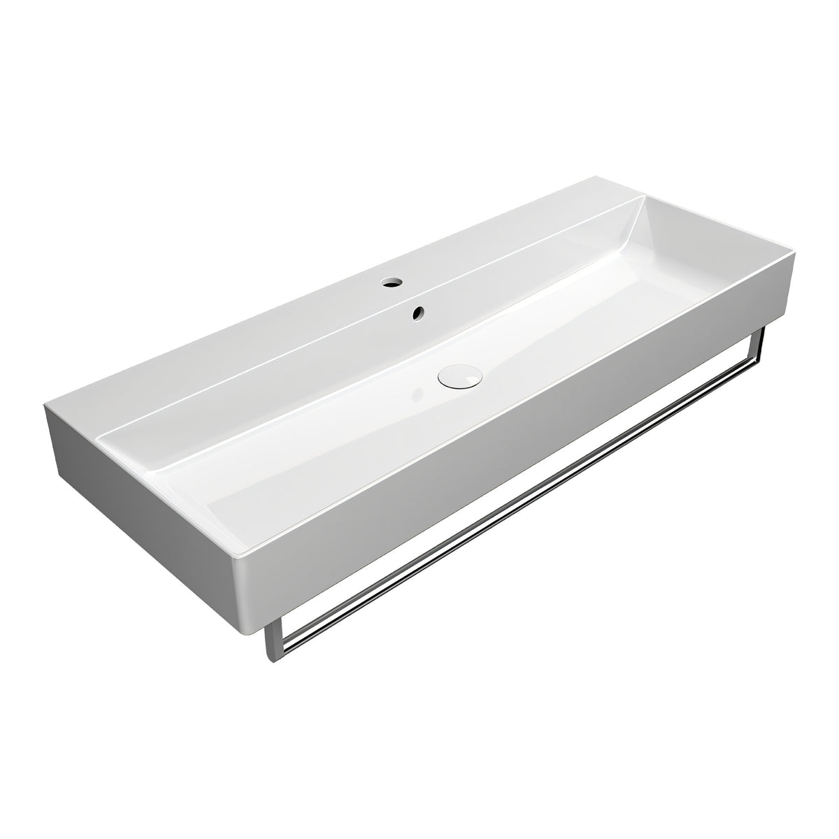 UMYWALKA PODWIESZANA/NABLATOWA KUBE X WHITE GLOSSY OD GSI 9424111