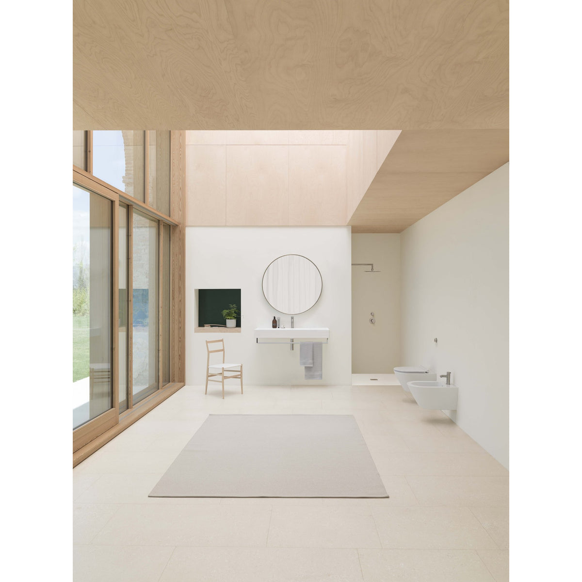 UMYWALKA PODWIESZANA/NABLATOWA KUBE X WHITE GLOSSY OD GSI 9424111