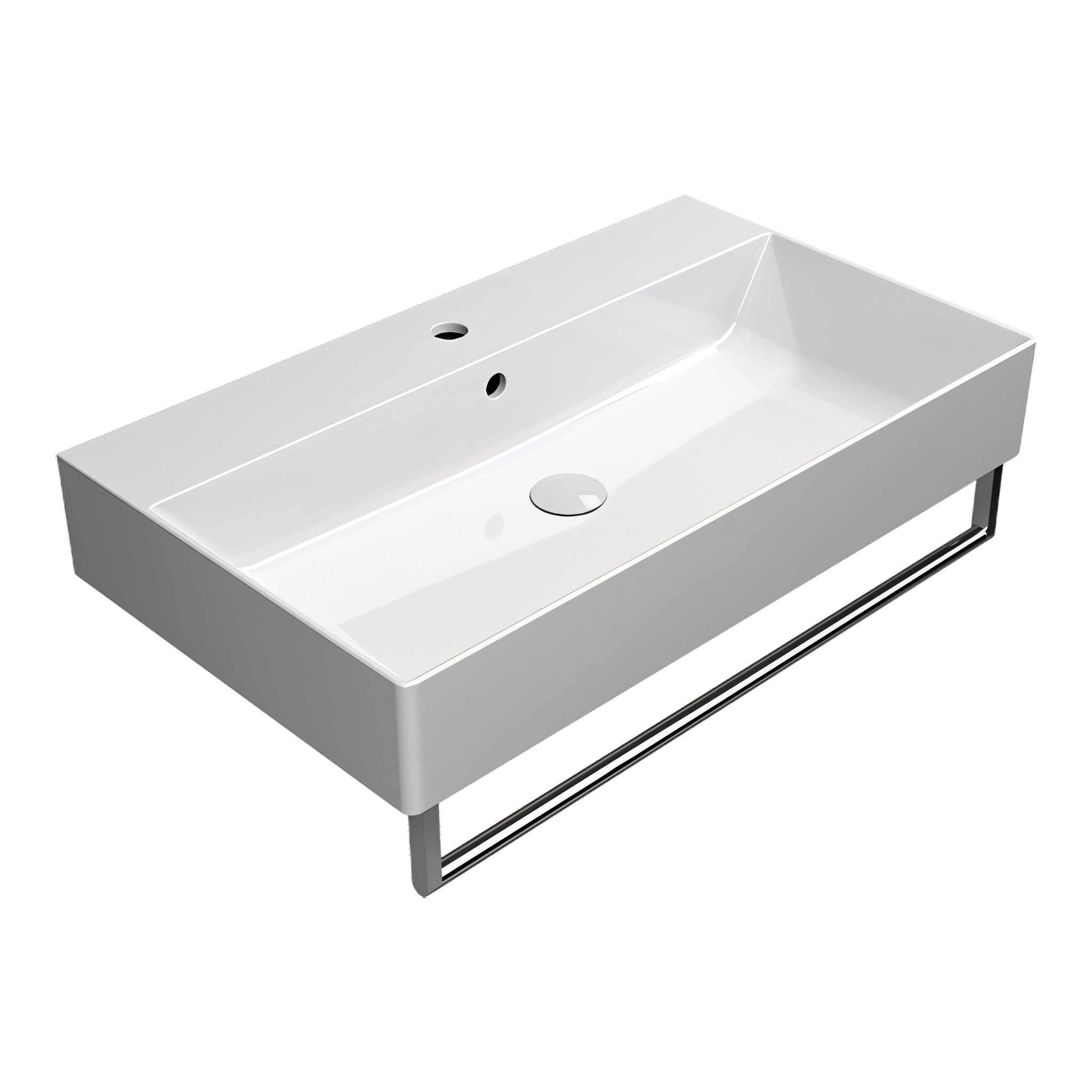 UMYWALKA PODWIESZANA/NABLATOWA KUBE X WHITE MATT OD GSI 9422109