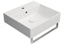 UMYWALKA PODWIESZANA/NABLATOWA KUBE X WHITE MATT OD GSI 9430109