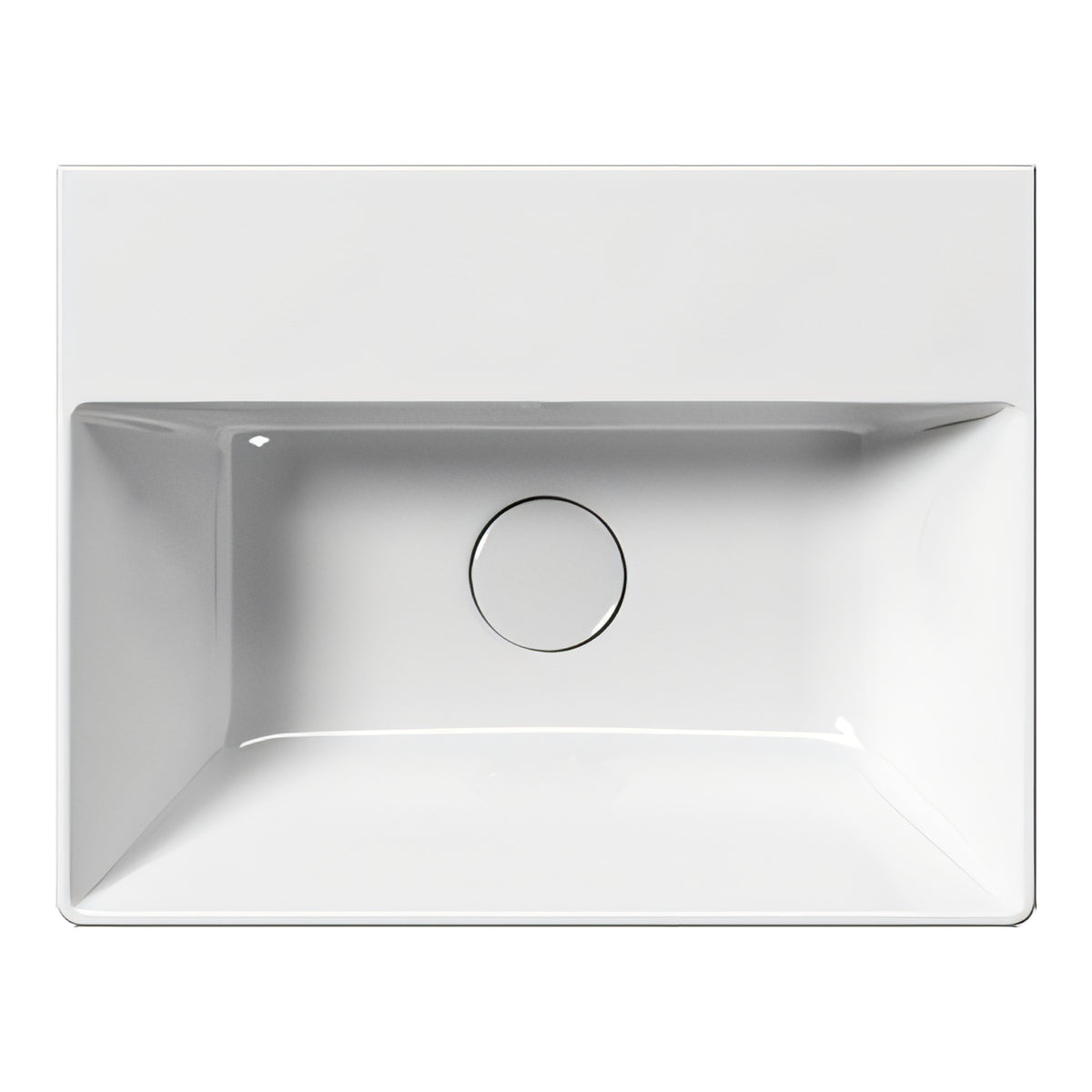 UMYWALKA PODWIESZANA/NABLATOWA KUBE X WHITE GLOSSY OD GSI 9485111