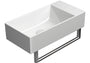 UMYWALKA PODWIESZANA/NABLATOWA KUBE X WHITE MATT OD GSI 9486009