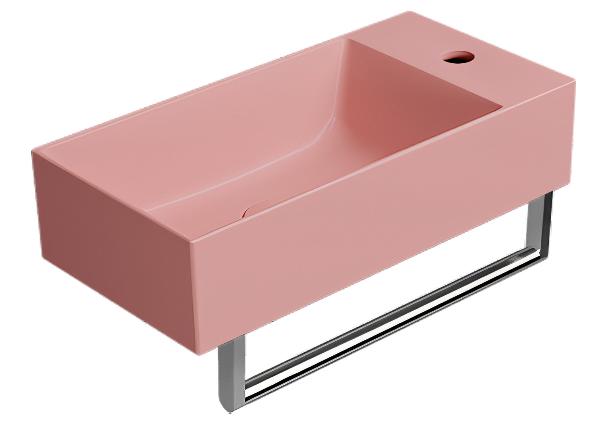 UMYWALKA PODWIESZANA/NABLATOWA KUBE X BLUSH OD GSI 9486024
