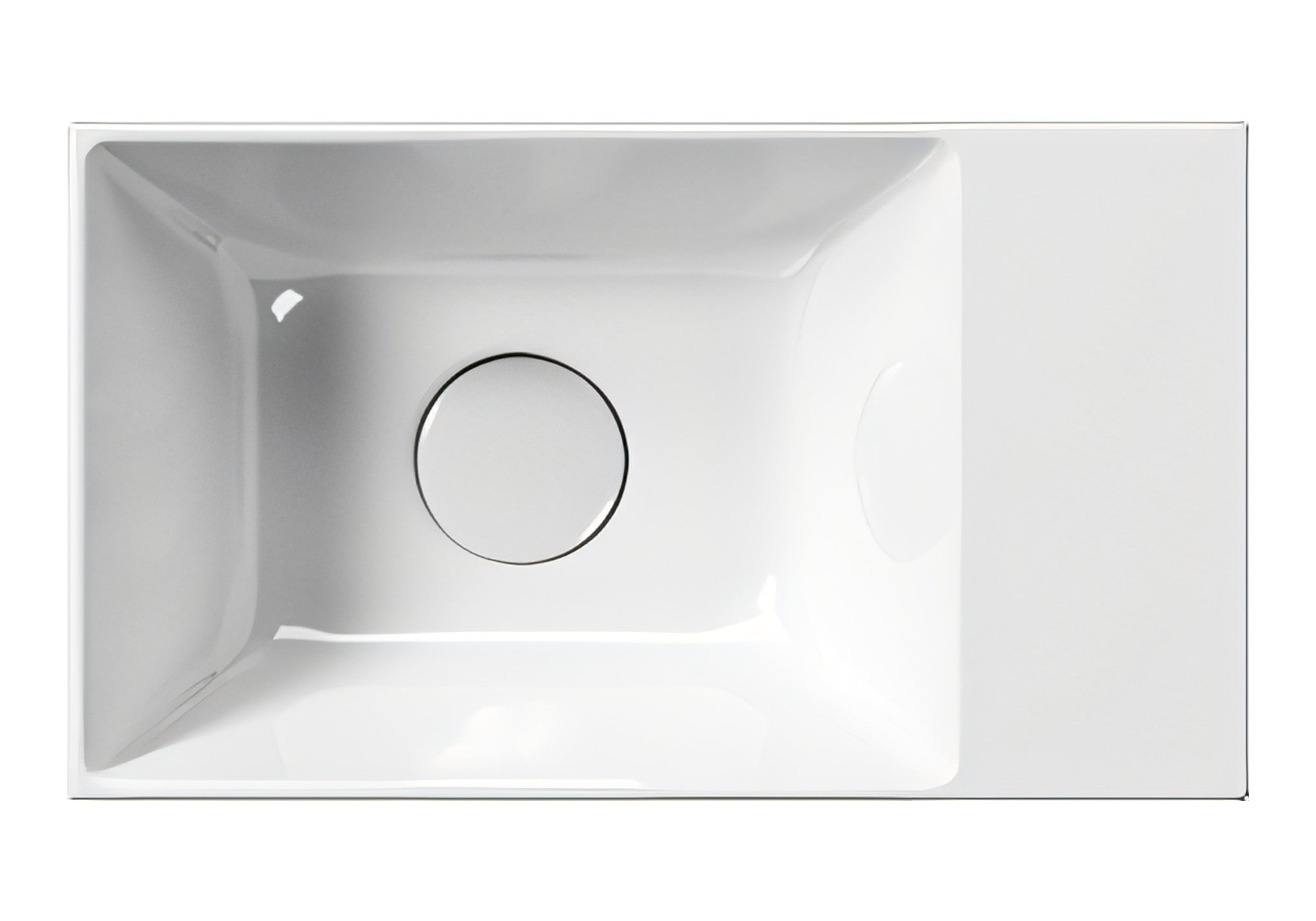 UMYWALKA PODWIESZANA/NABLATOWA KUBE X WHITE GLOSSY OD GSI 9484011