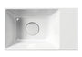 UMYWALKA PODWIESZANA/NABLATOWA KUBE X WHITE GLOSSY OD GSI 9484011