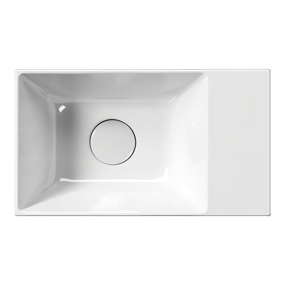 UMYWALKA PODWIESZANA/NABLATOWA KUBE X WHITE GLOSSY OD GSI 9484011