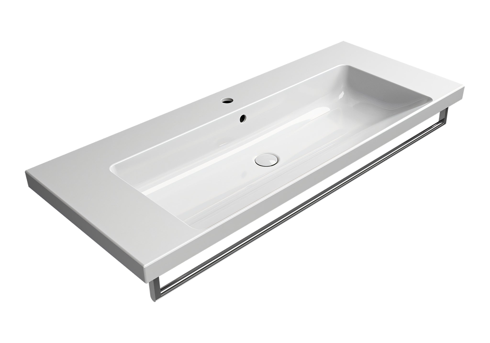 UMYWALKA PODWIESZANA/WPUSZCZANA NORM WHITE GLOSSY OD GSI 8626111