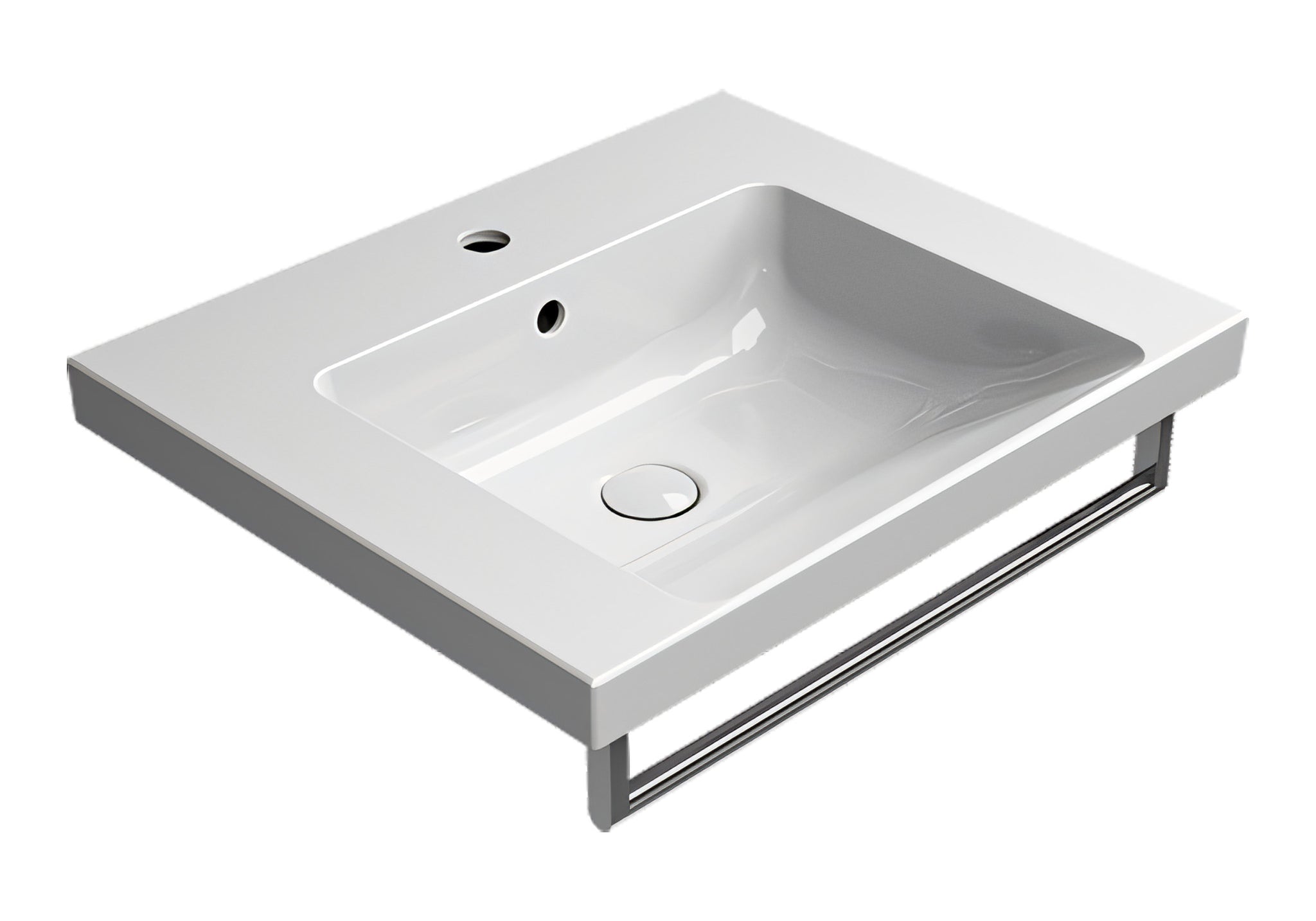 UMYWALKA PODWIESZANA/WPUSZCZANA NORM WHITE GLOSSY OD GSI 8635111
