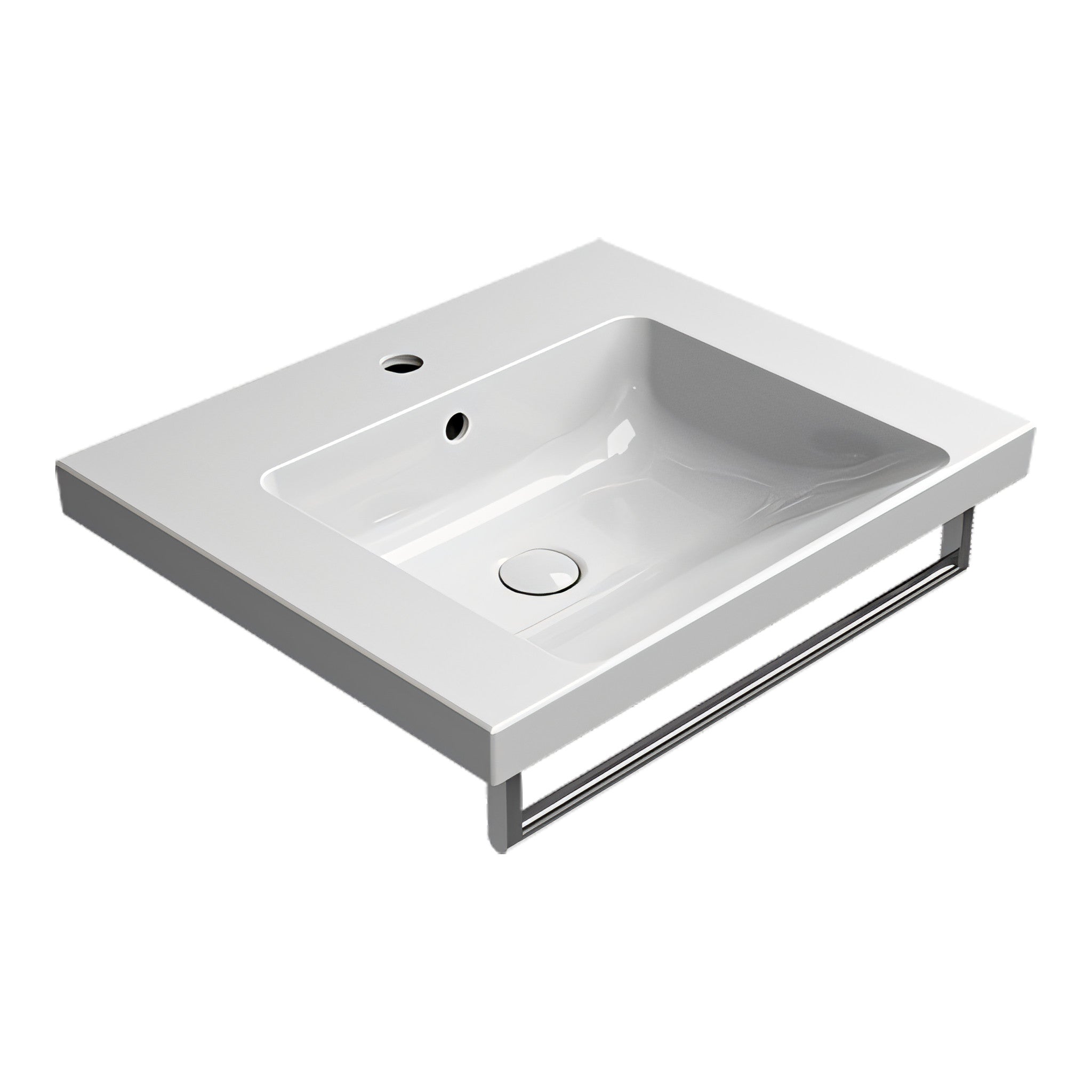 UMYWALKA PODWIESZANA/WPUSZCZANA NORM WHITE GLOSSY OD GSI 8635111