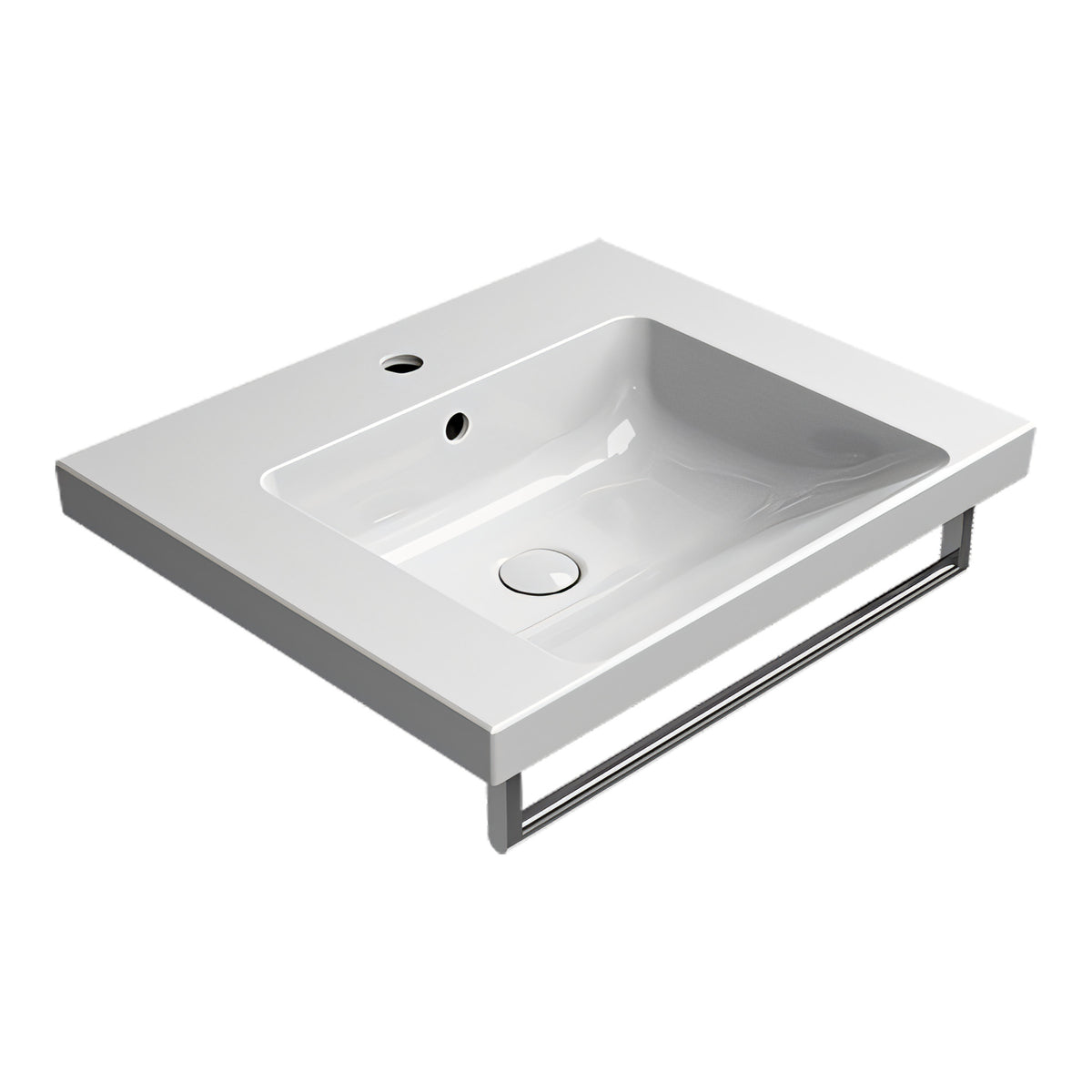UMYWALKA PODWIESZANA/WPUSZCZANA NORM WHITE GLOSSY OD GSI 8635111