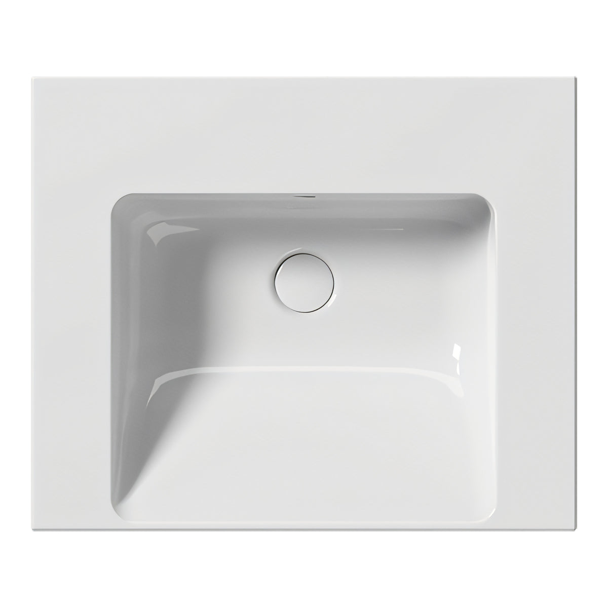 UMYWALKA PODWIESZANA/WPUSZCZANA NORM WHITE GLOSSY OD GSI 8635111