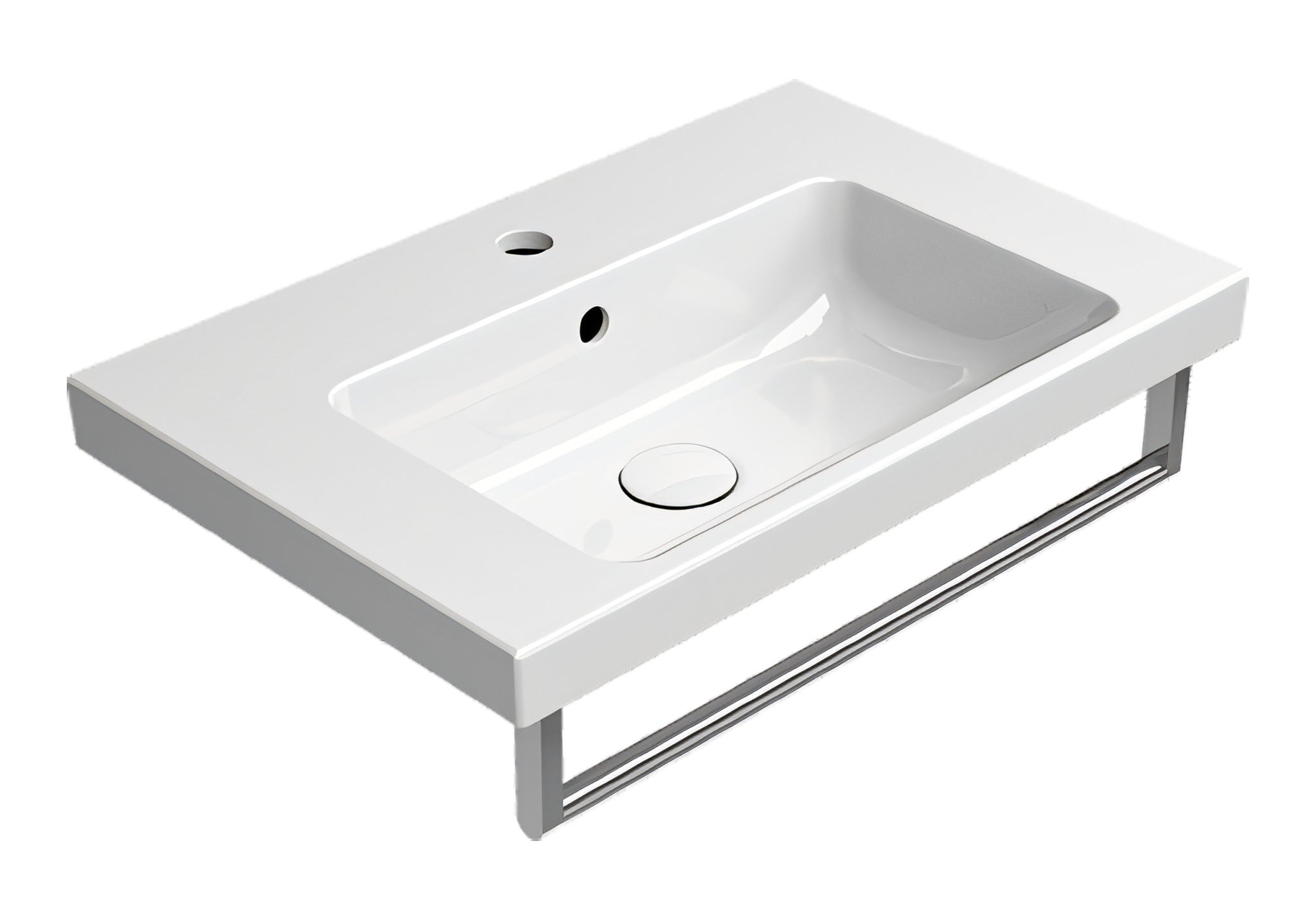 UMYWALKA PODWIESZANA/WPUSZCZANA NORM WHITE GLOSSY OD GSI 8636111