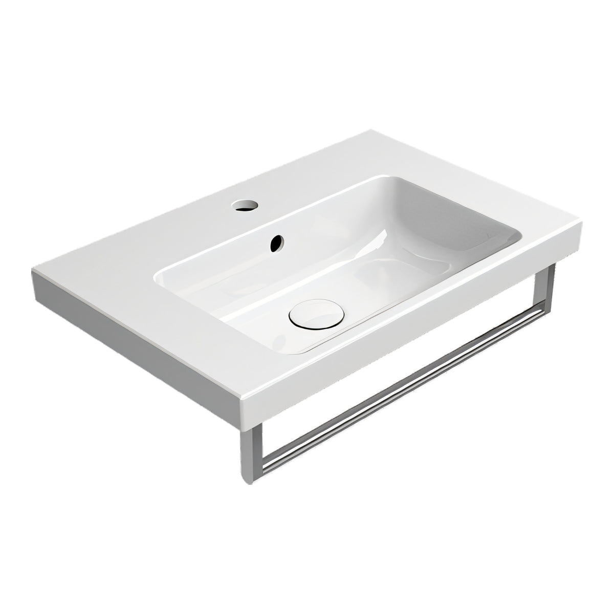 UMYWALKA PODWIESZANA/WPUSZCZANA NORM WHITE GLOSSY OD GSI 8636111
